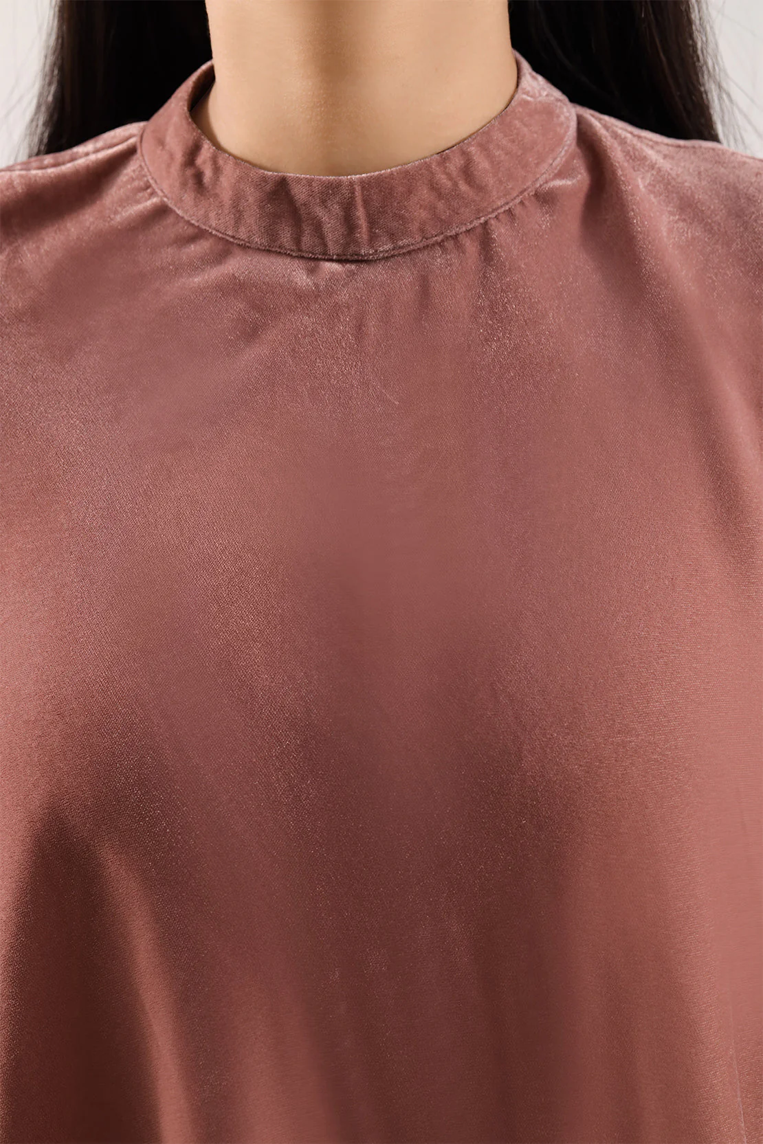 Solid Embroidered Velvet Stitched (Shirt/Trouser) - Image 5