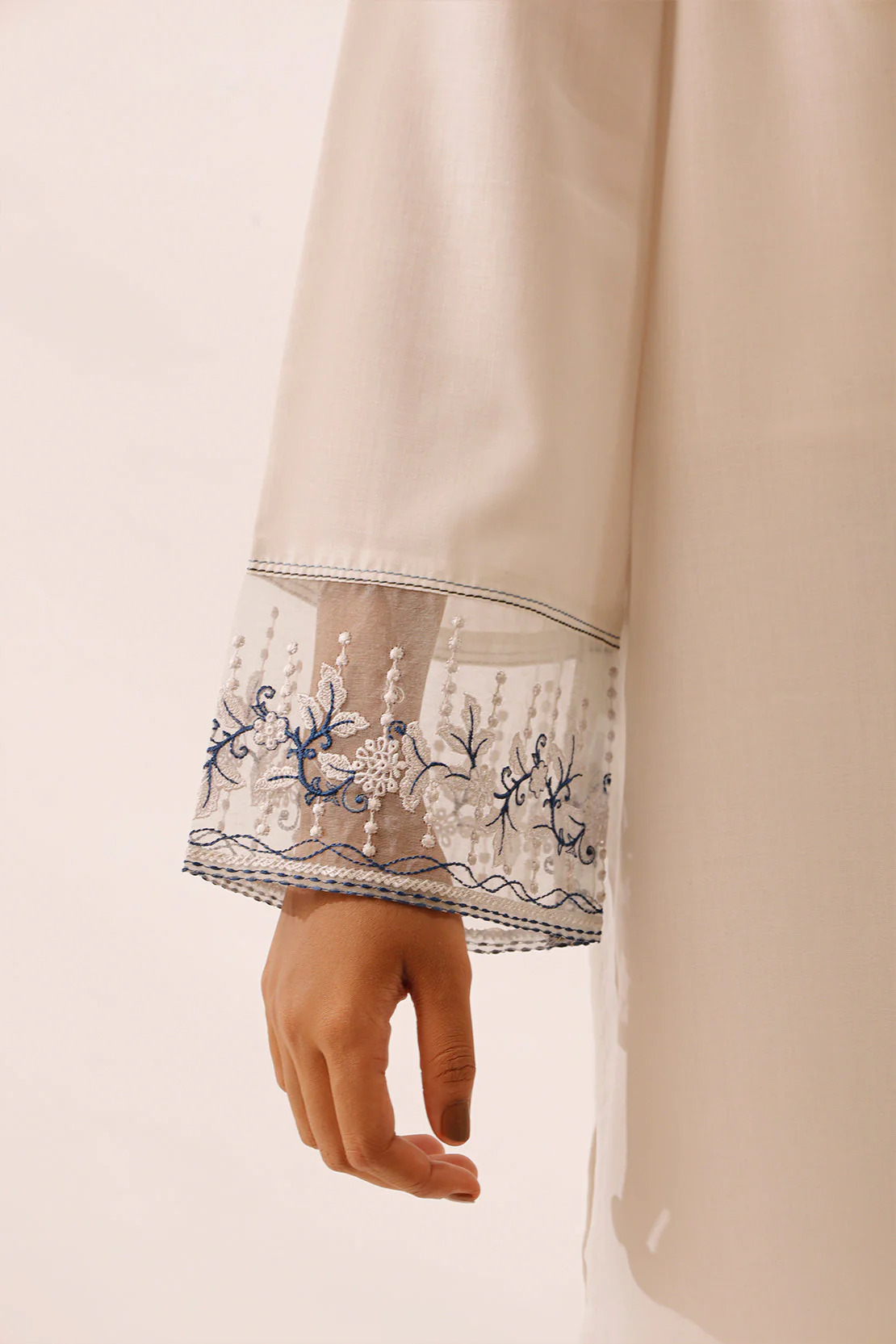 Solid Embroidered Wash n Wear Stitched 2 Piece (Shirt/Trouser) - Image 6