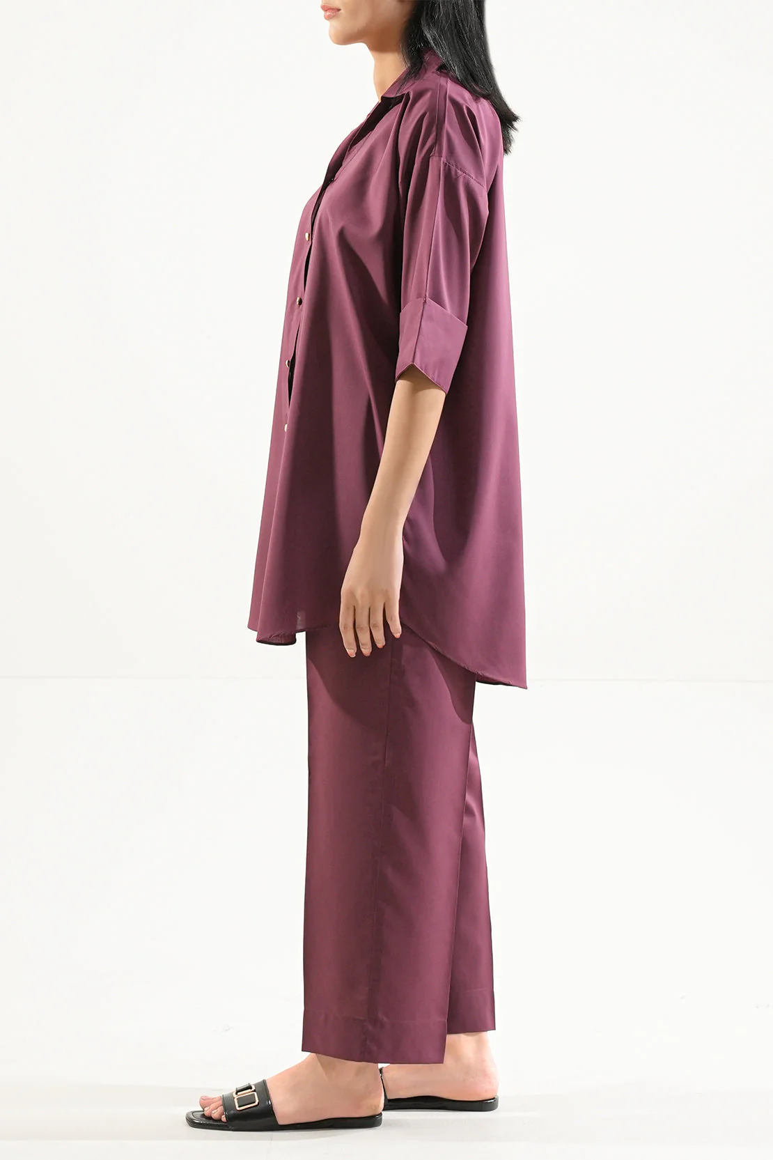 Solid Formal Blended Shirt - Image 3