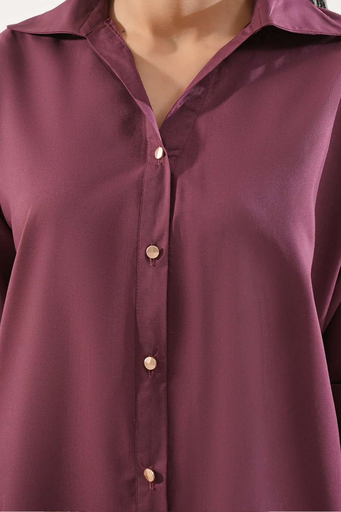 Solid Formal Blended Shirt - Image 5