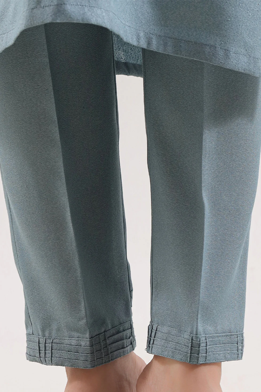 Solid Karandi Stitched Shirt - Image 5