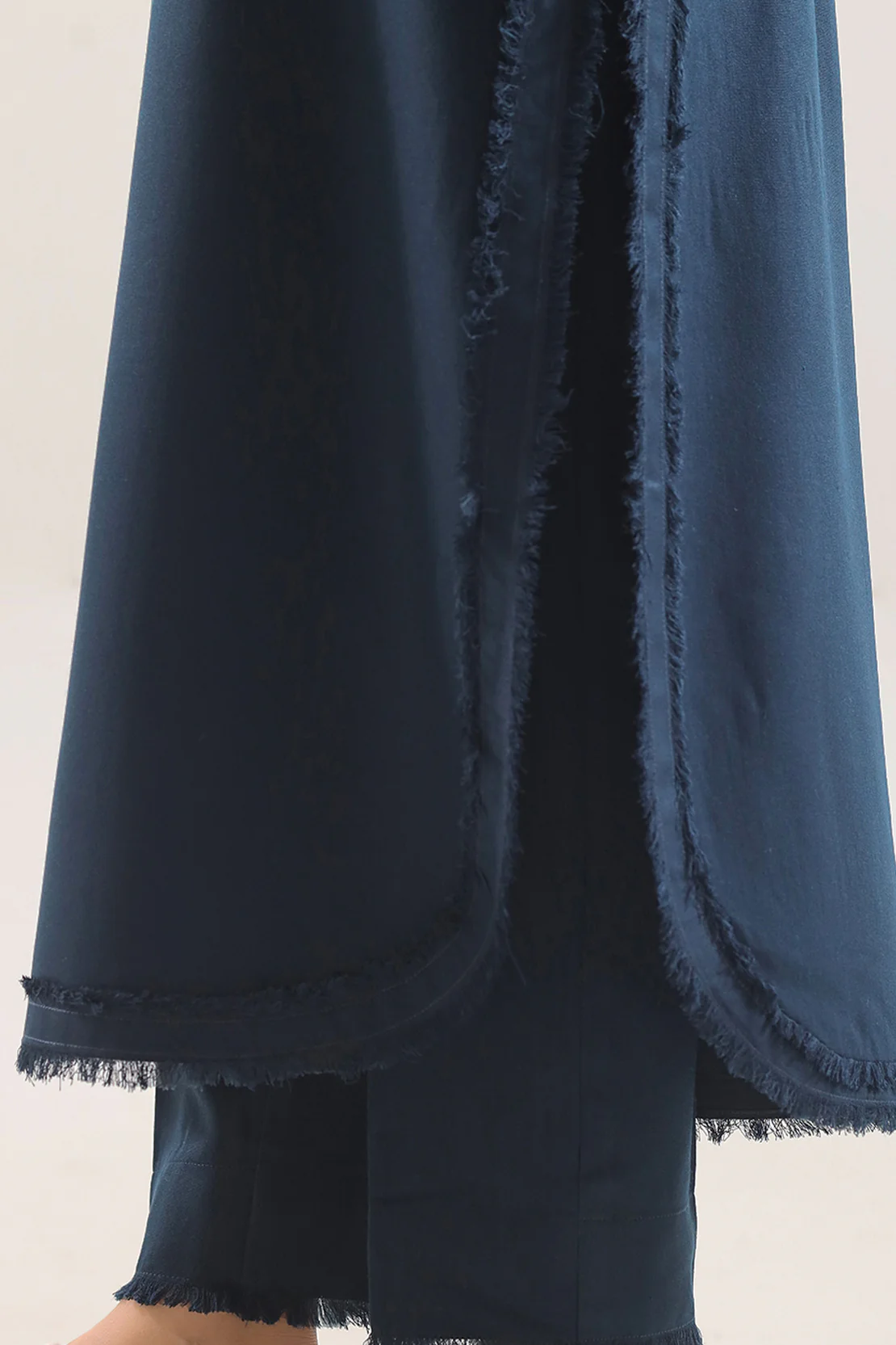 Solid Khaddar Stitched Shirt - Image 5
