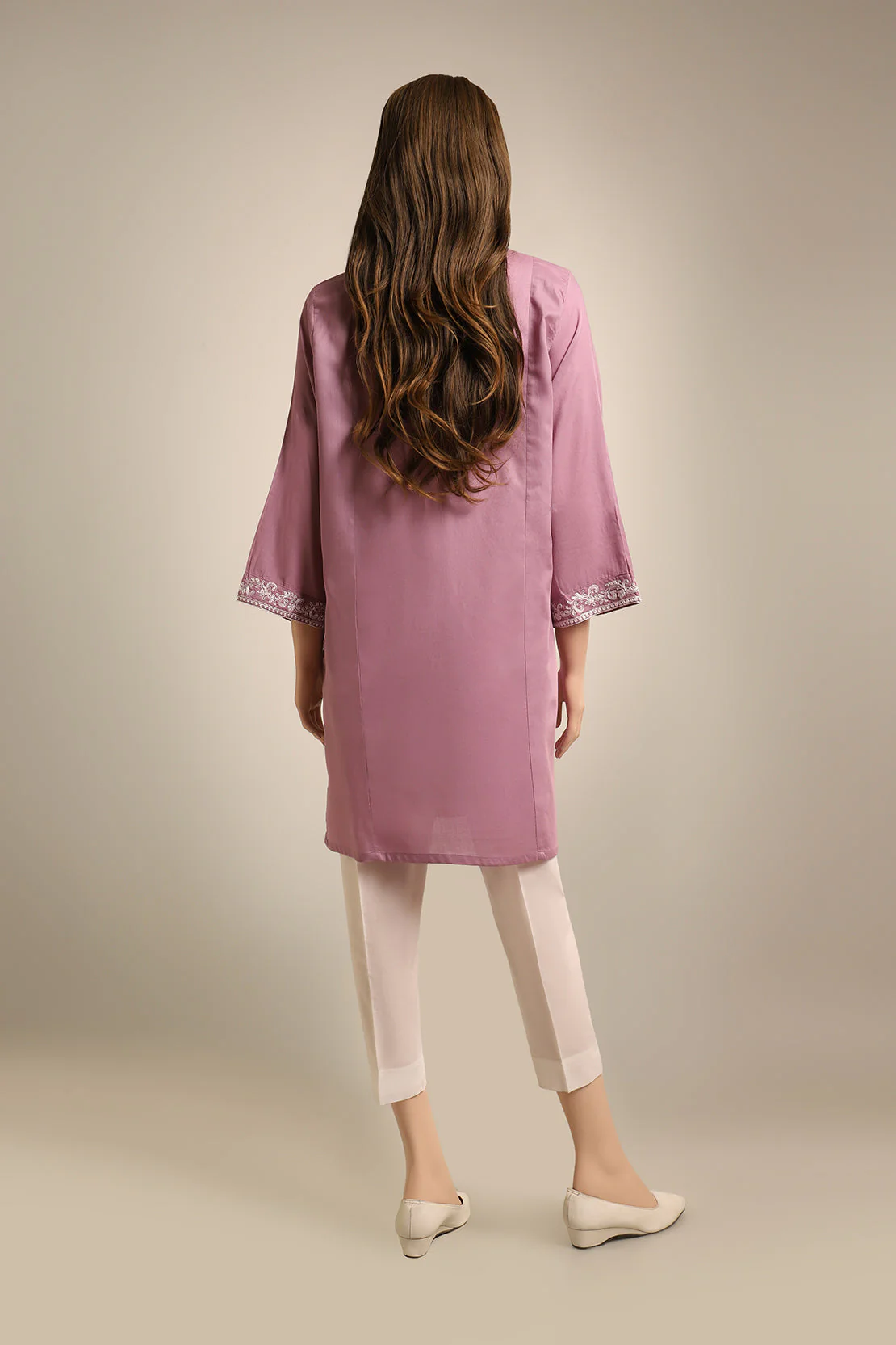 Lawn Jacquard Emb Stitched Shirt - Image 2