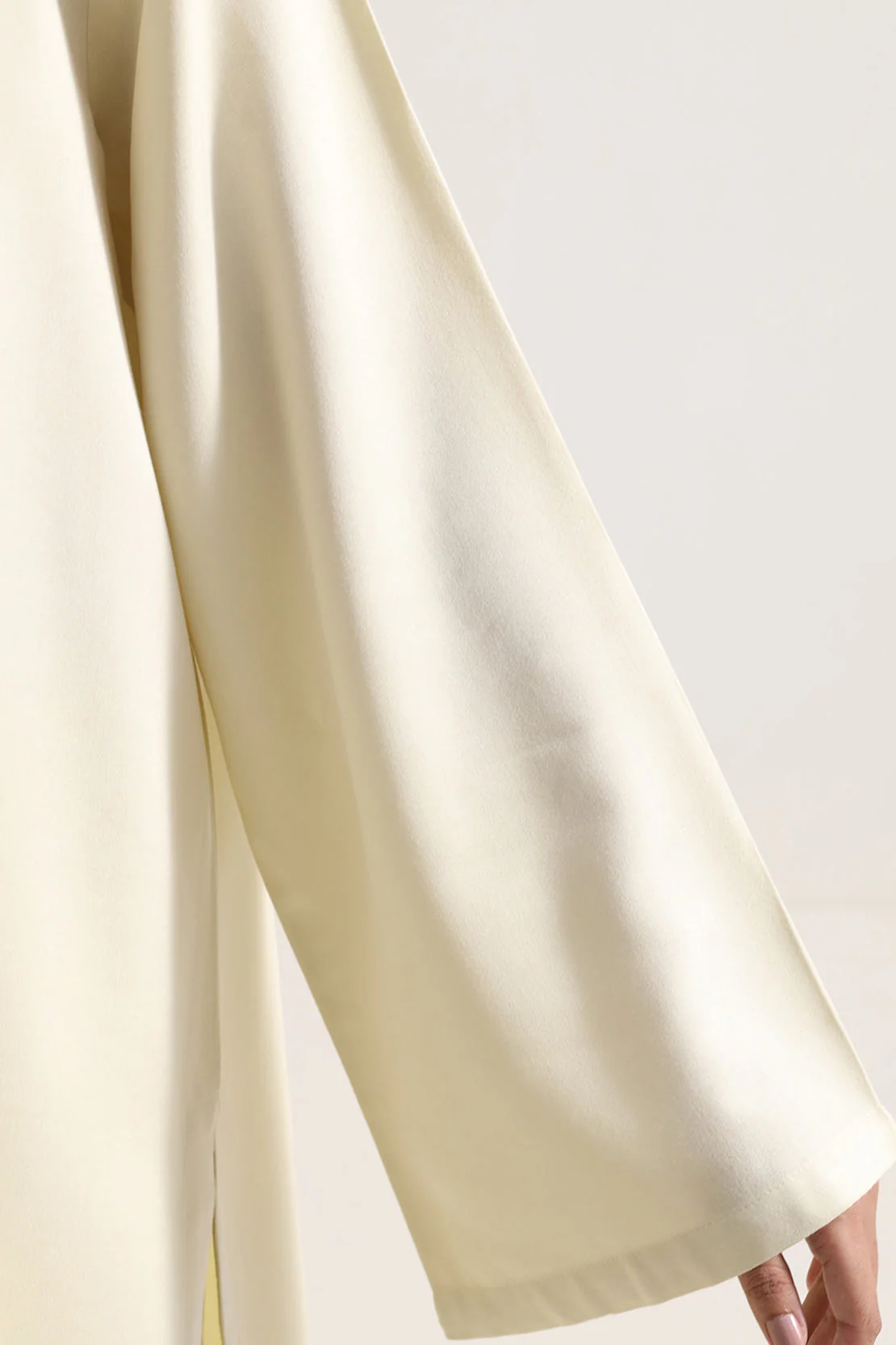Solid Poly Crepe Stitched 2 Piece (Shirt/Trouser) - Image 6