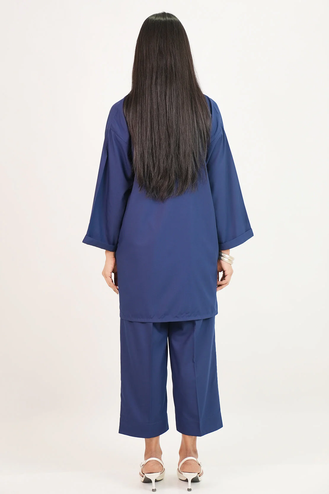 Solid Polyester Stitched 2 Piece (Shirt/Trouser) - Image 3