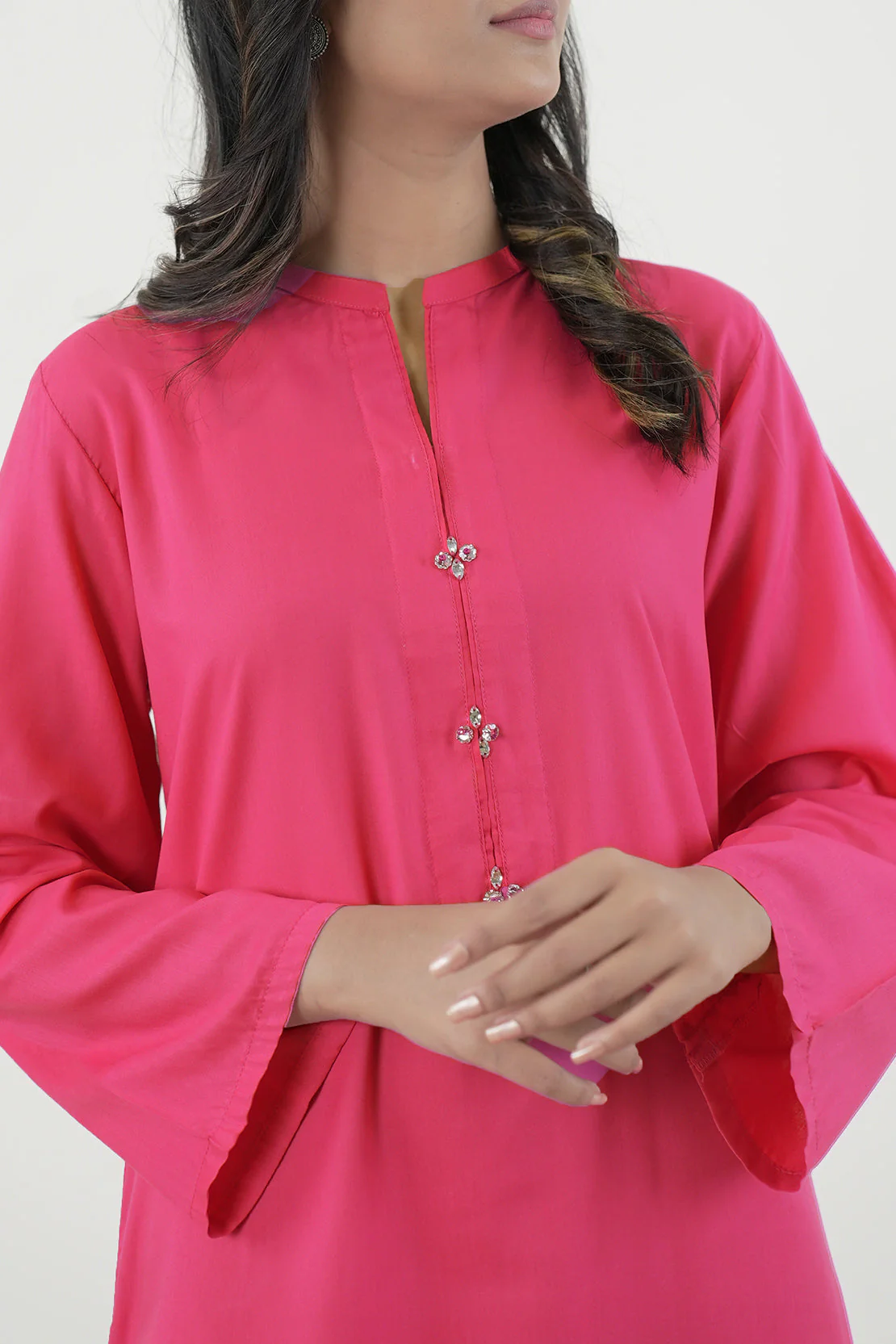 Solid Polyester Stitched 2 Piece (Shirt/Trouser) - Image 4