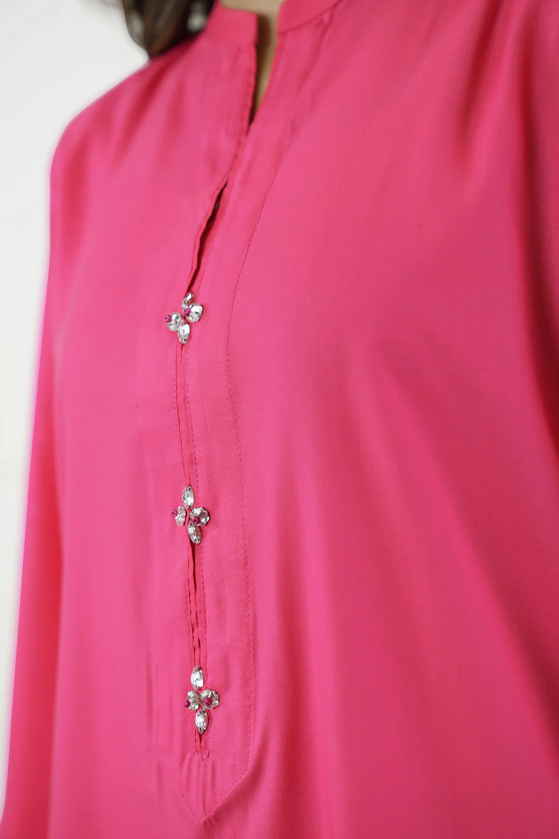 Solid Polyester Stitched 2 Piece (Shirt/Trouser) - Image 5