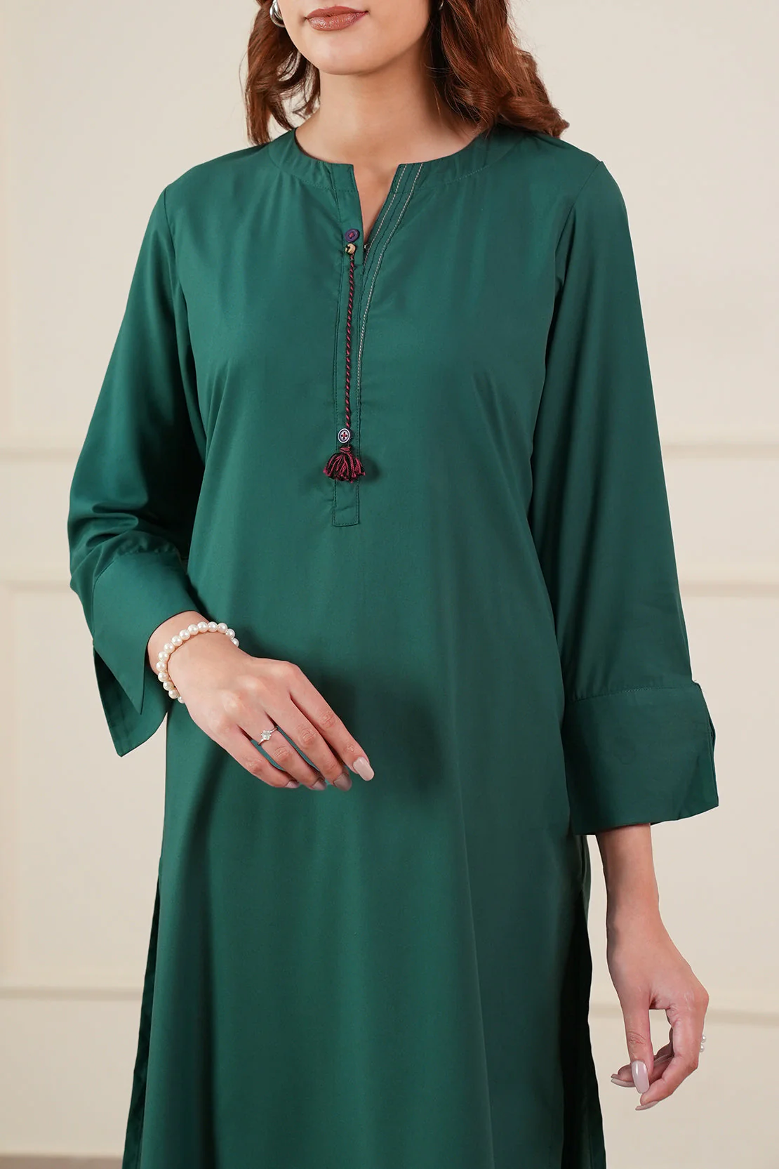 Solid Polyester Stitched 2 Piece (Shirt/Trouser) - Image 5