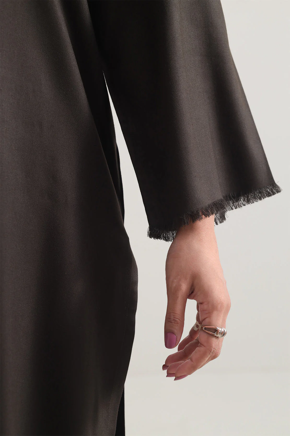 Solid Polyester Viscose Stitched Shirt - Image 4