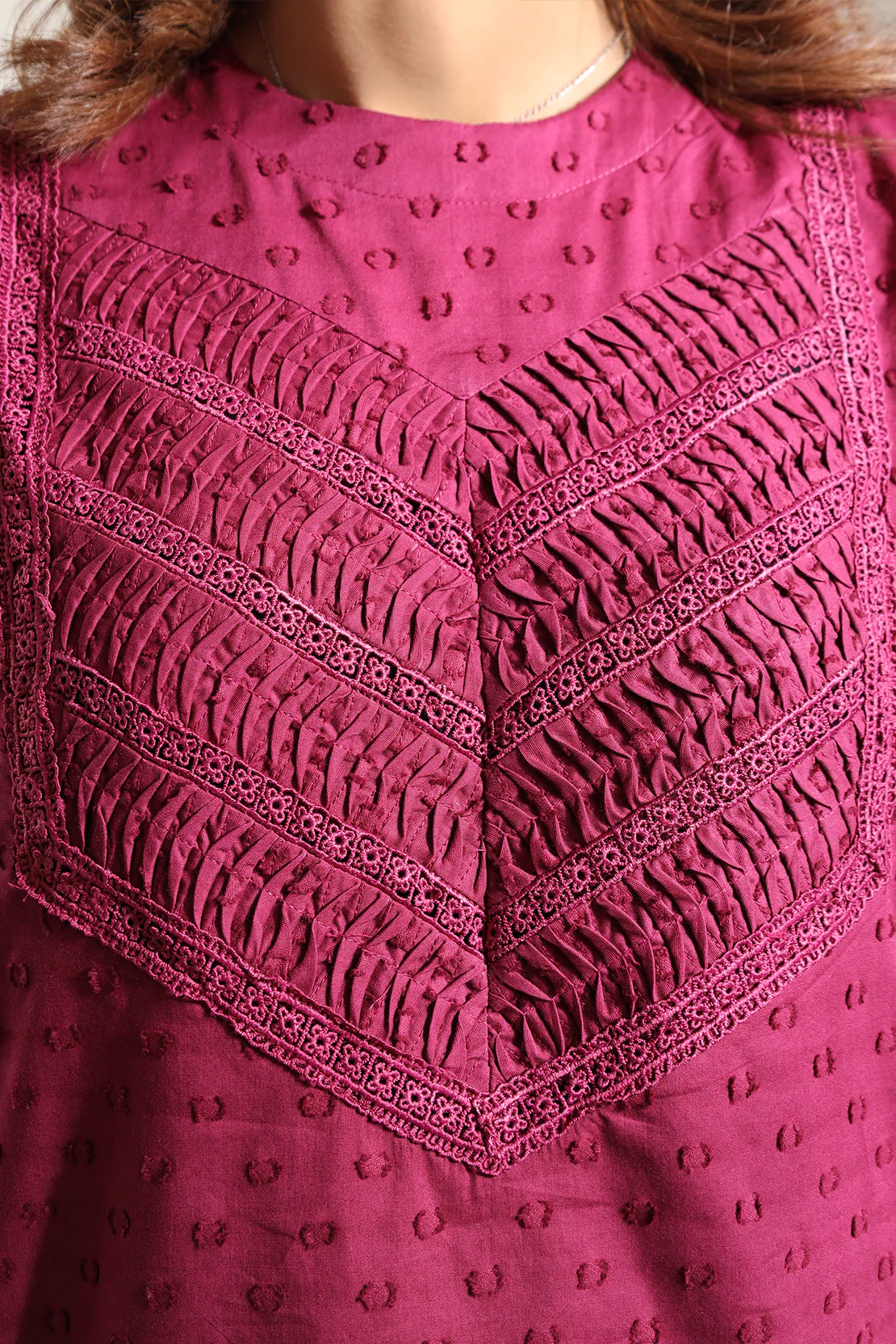Solid Reverse Jacquard Stitched 2 Piece (Shirt/Trouser) - Image 7