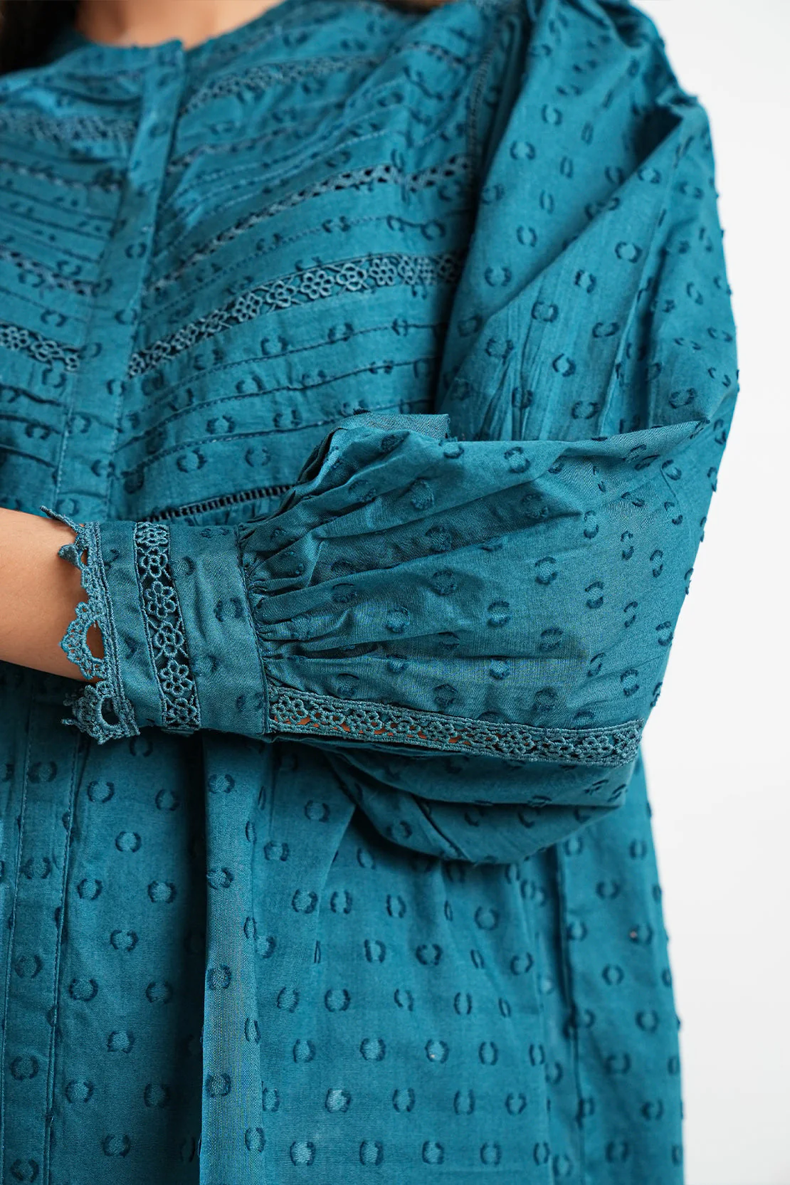 Solid Reverse Jacquard Stitched 2 Piece (Shirt/Trouser) - Image 8
