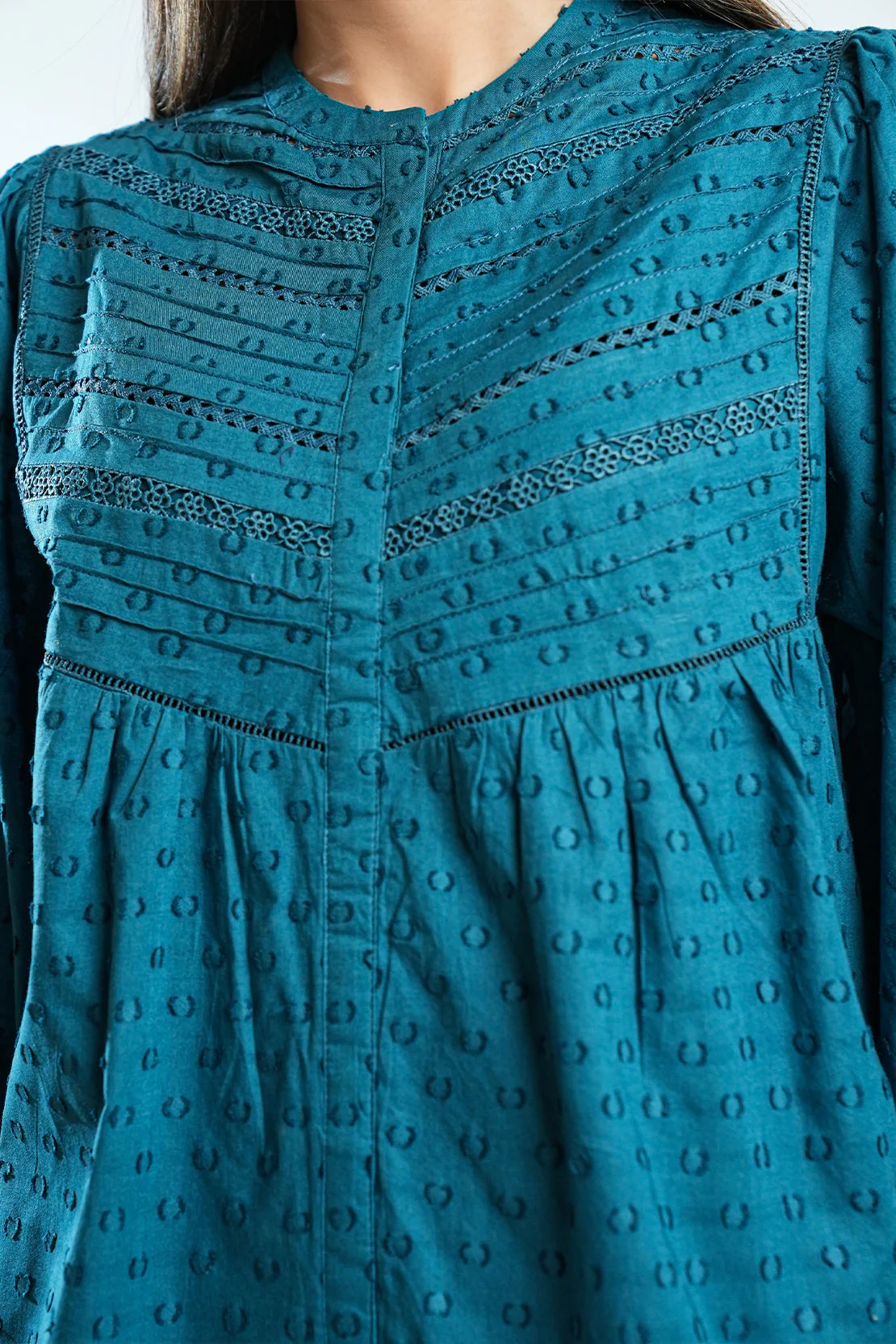 Solid Reverse Jacquard Stitched 2 Piece (Shirt/Trouser) - Image 9