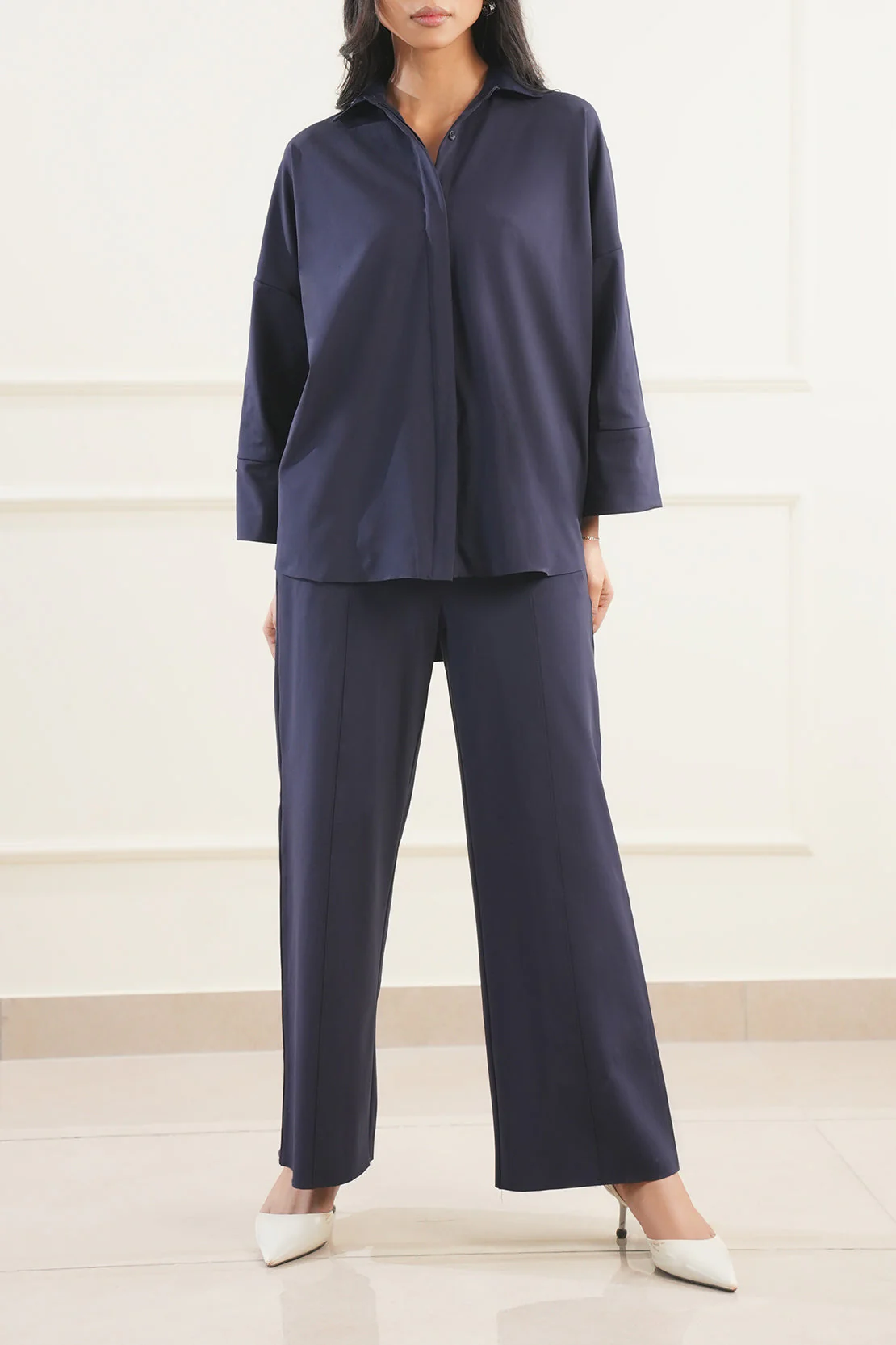 Solid Scuba Stitched 2 Piece (Shirt/Trouser) - Image 3