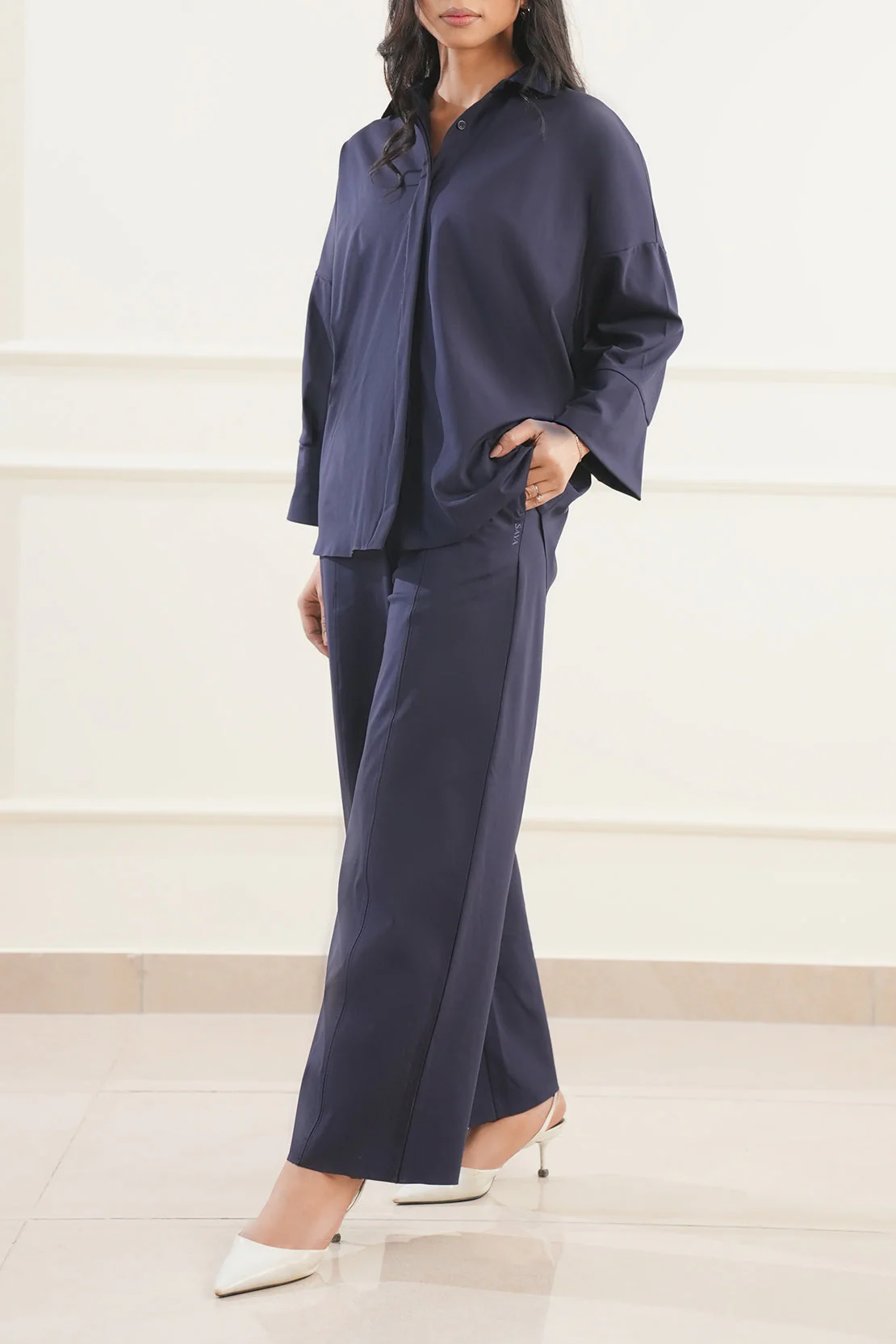 Solid Scuba Stitched 2 Piece (Shirt/Trouser) - Image 4