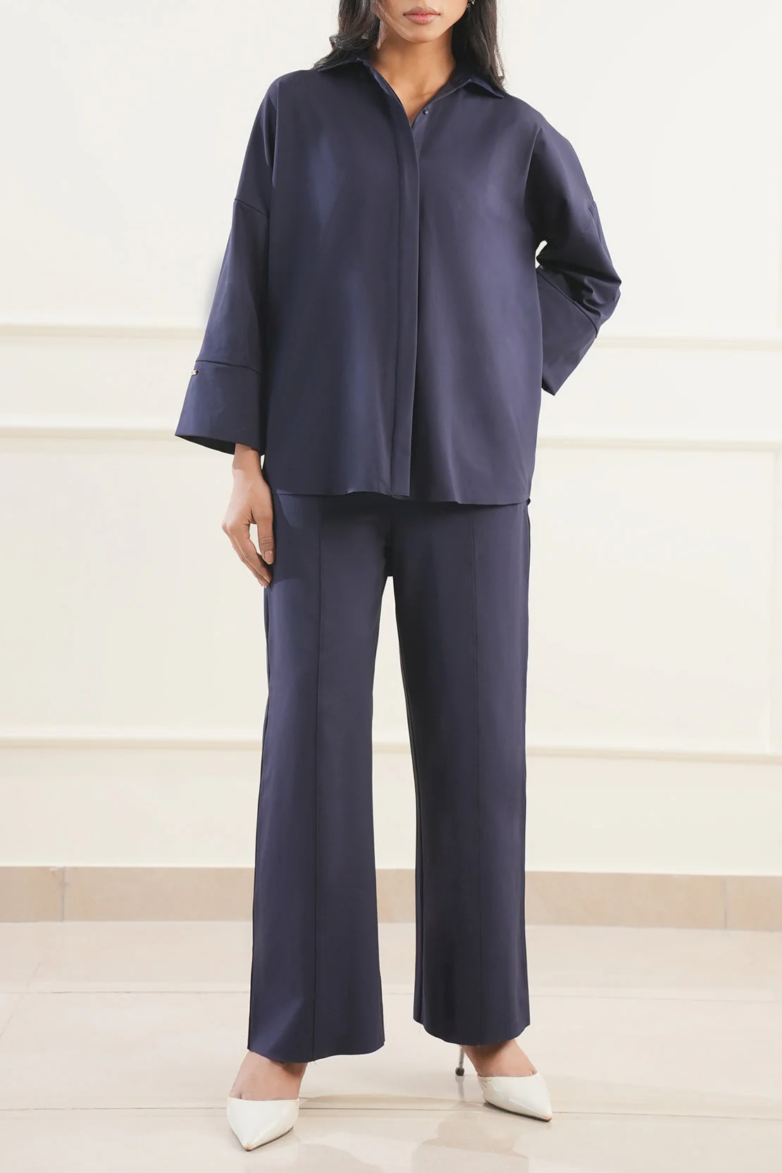 Solid Scuba Stitched 2 Piece (Shirt/Trouser) - Image 5