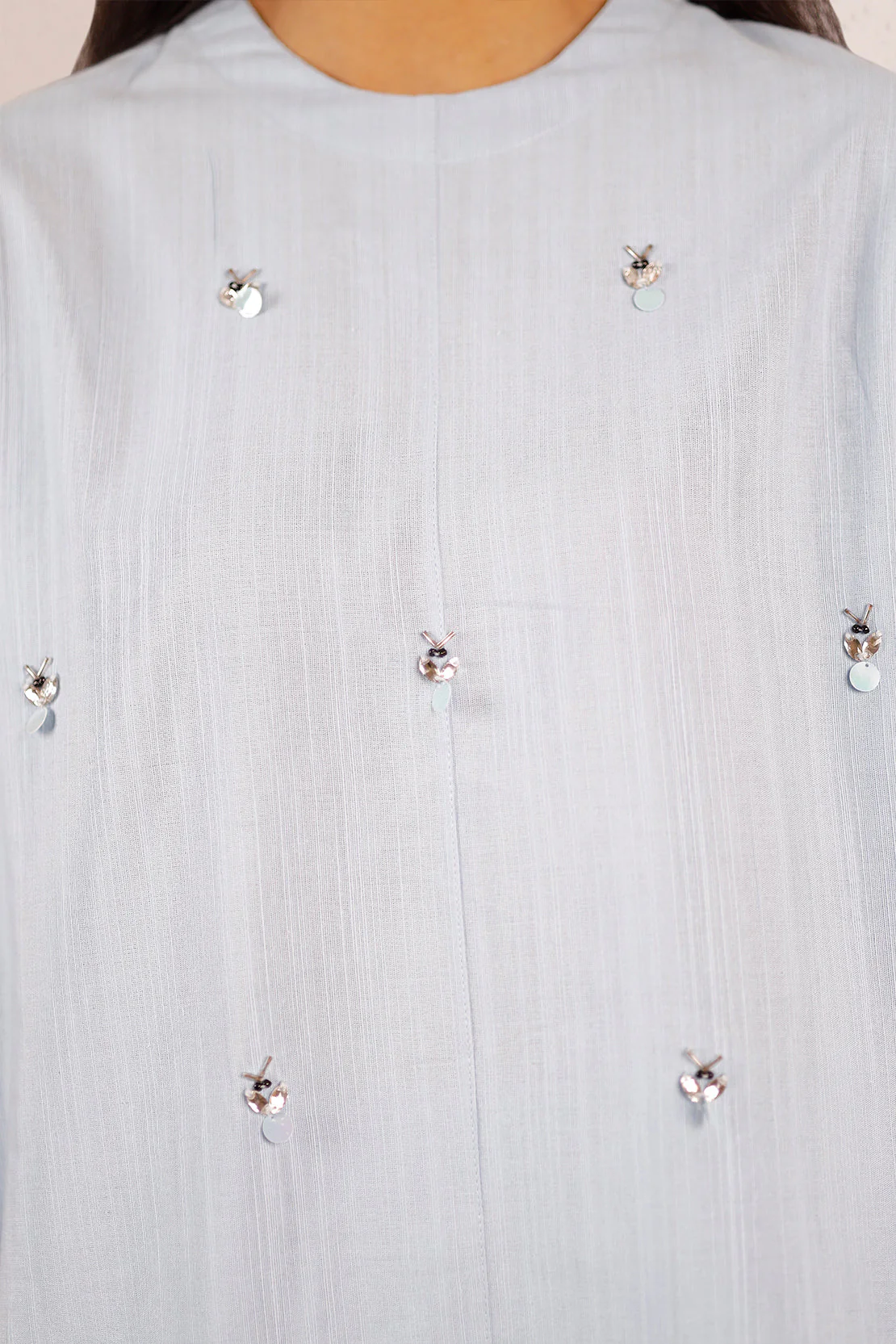 Solid Slub Viscose Stitched 2 Piece (Shirt/Trouser) - Image 6
