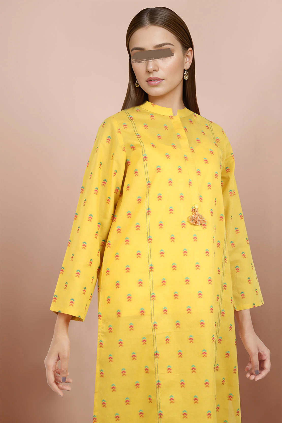 Solid Slub Viscose Stitched 2 Piece (Shirt/Trouser) - Image 3
