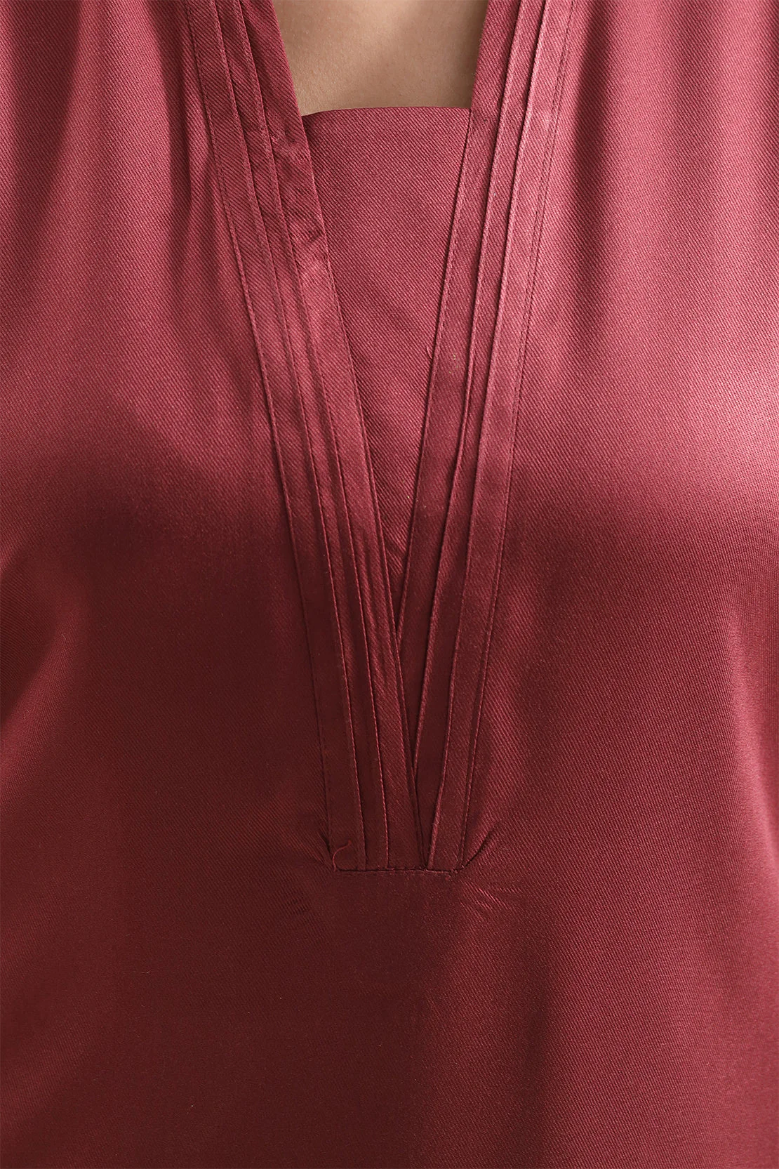 Solid Smooth Flow Stitched 2 Piece (Shirt/Trouser) - Image 5