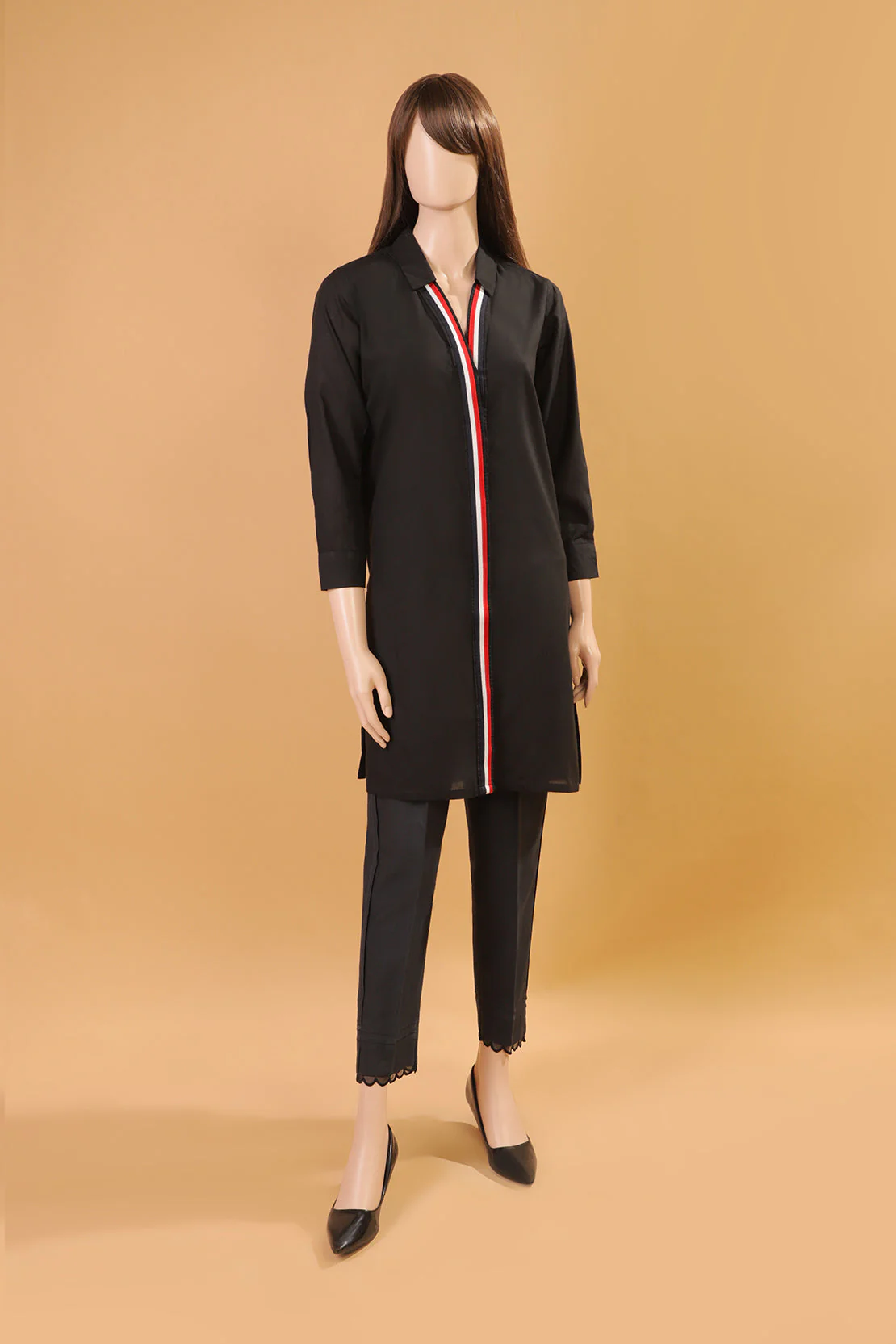 Solid Soft Touch Cotton Stitched Shirt