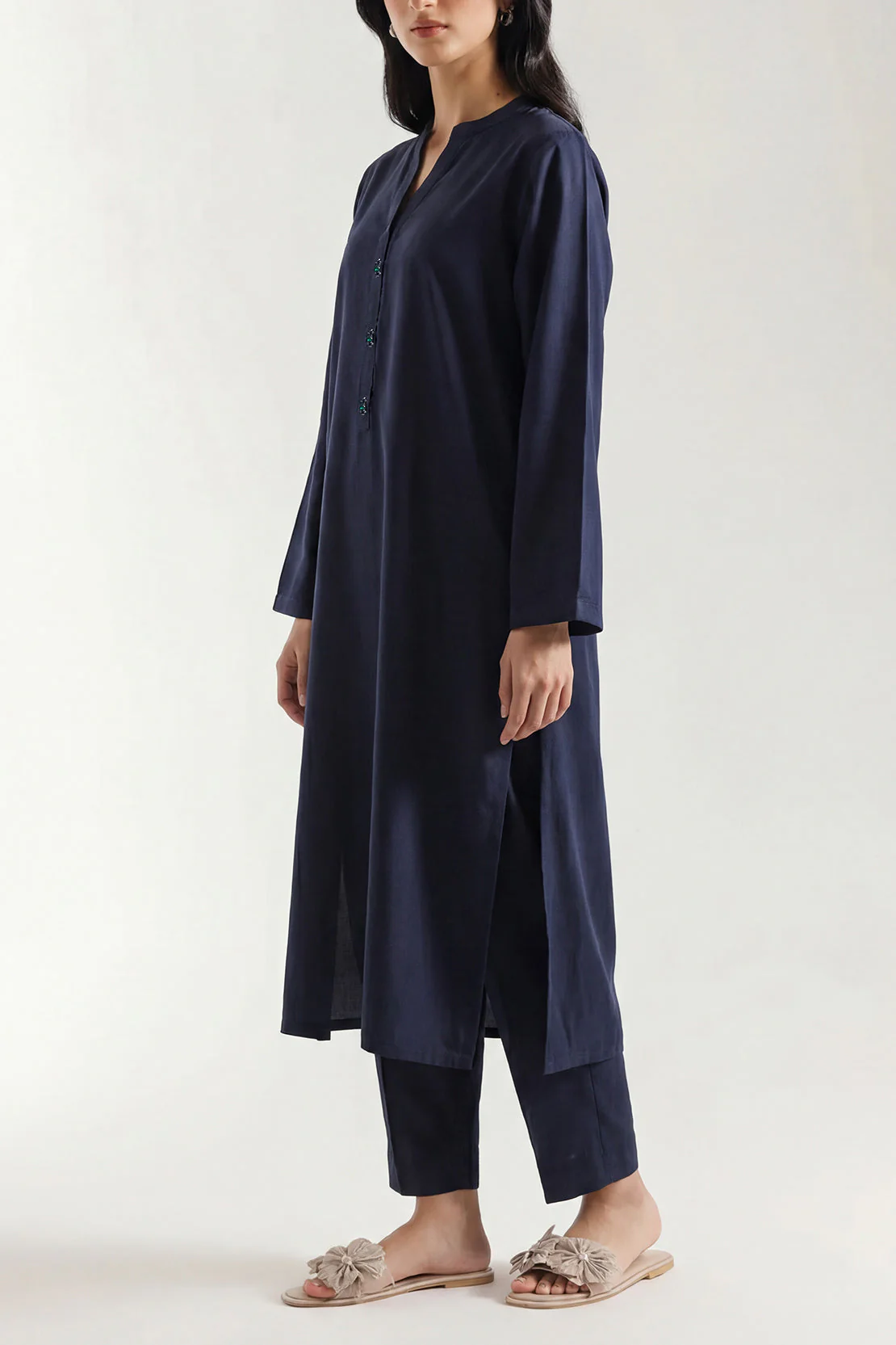 Solid Soft Touch Fabric (2PC Or Shirt) - Image 2