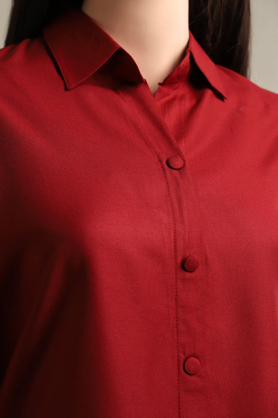 Solid Smooth Flow Stitched 2 Piece (Shirt/Trouser) - Image 3