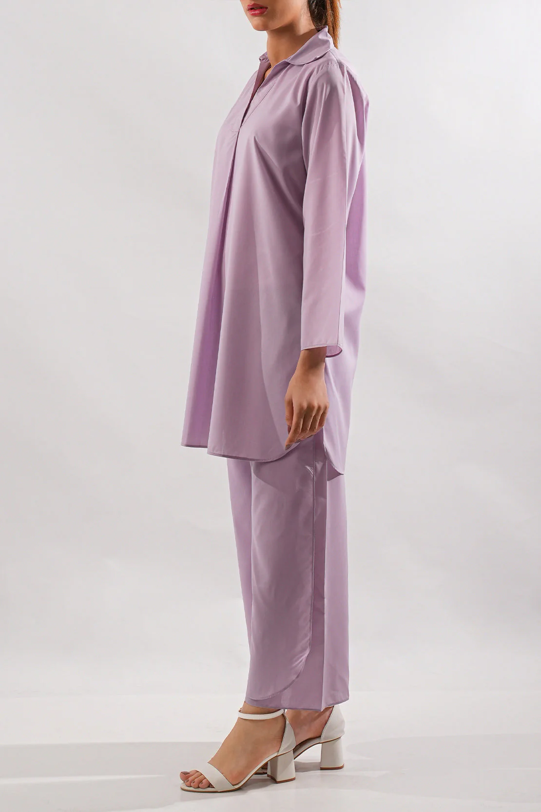 Solid Wash n Wear Stitched 2 Piece (Shirt/Trouser) - Image 2