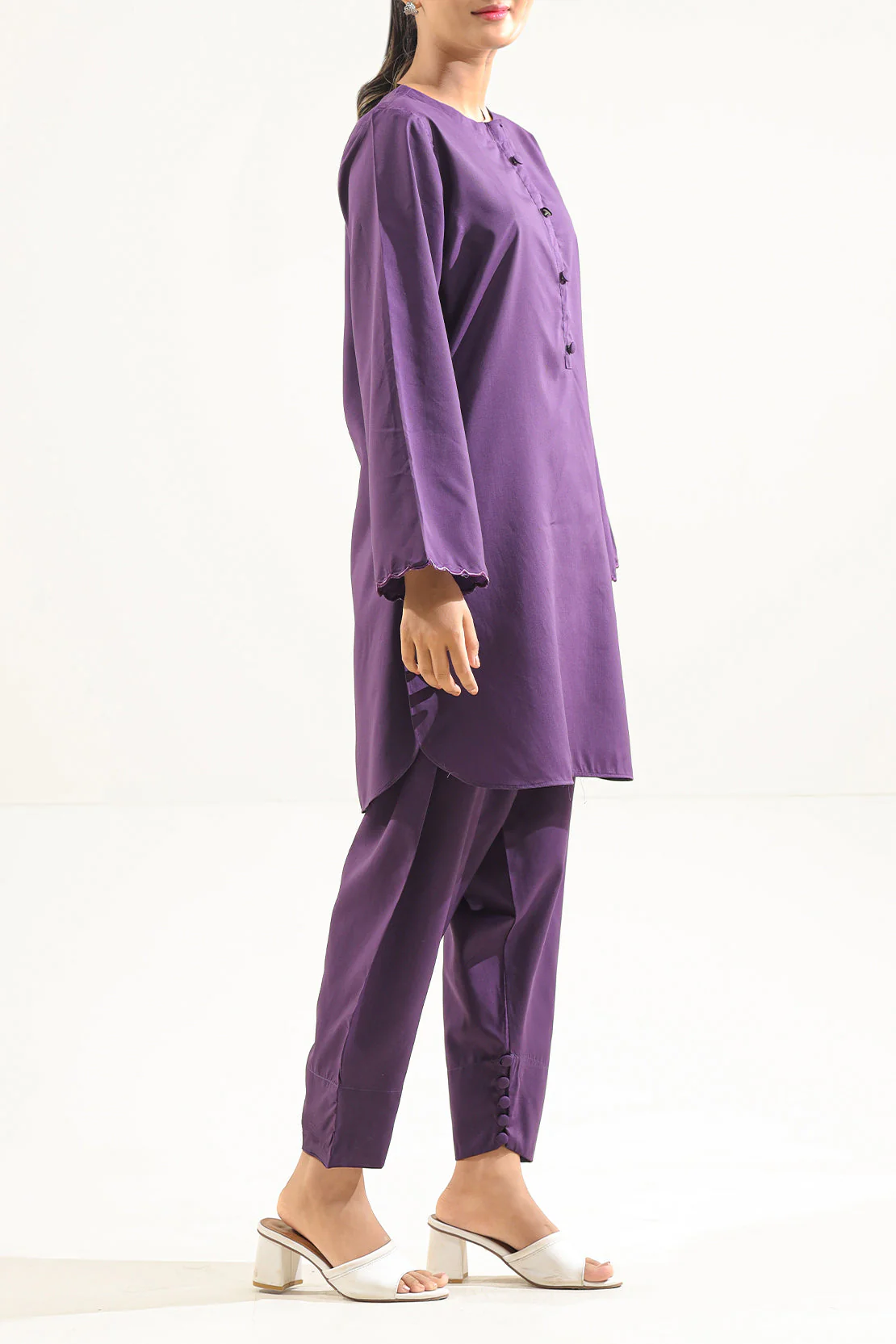 Solid Wash N Wear Stitched 2 Piece (Shirt/Trouser) - Image 3
