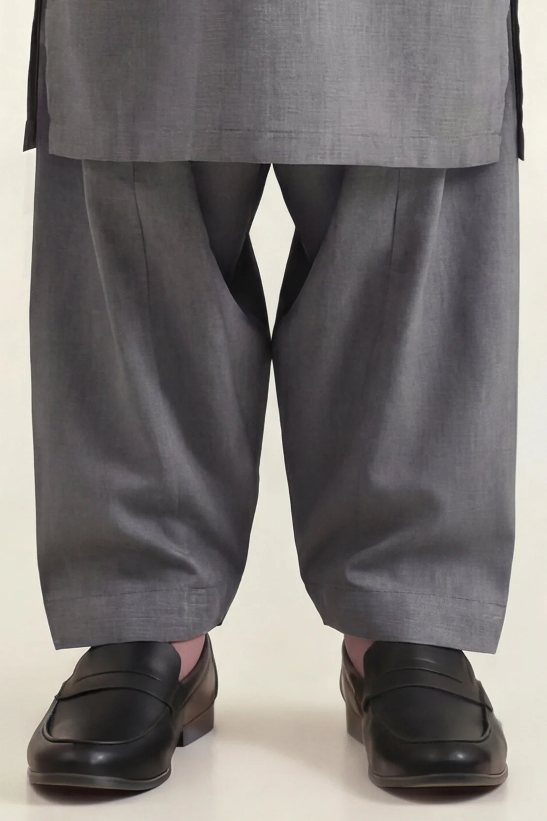 Solid Wash N Wear Stitched 2 Piece (Shirt/Trouser) For Boys - Image 4