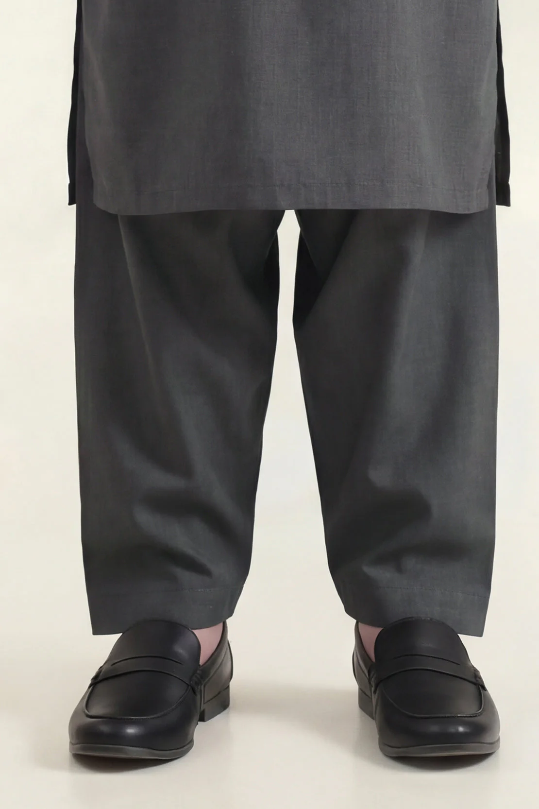 Solid Wash N Wear Stitched 2 Piece (Shirt/Trouser)  For Boys - Image 4