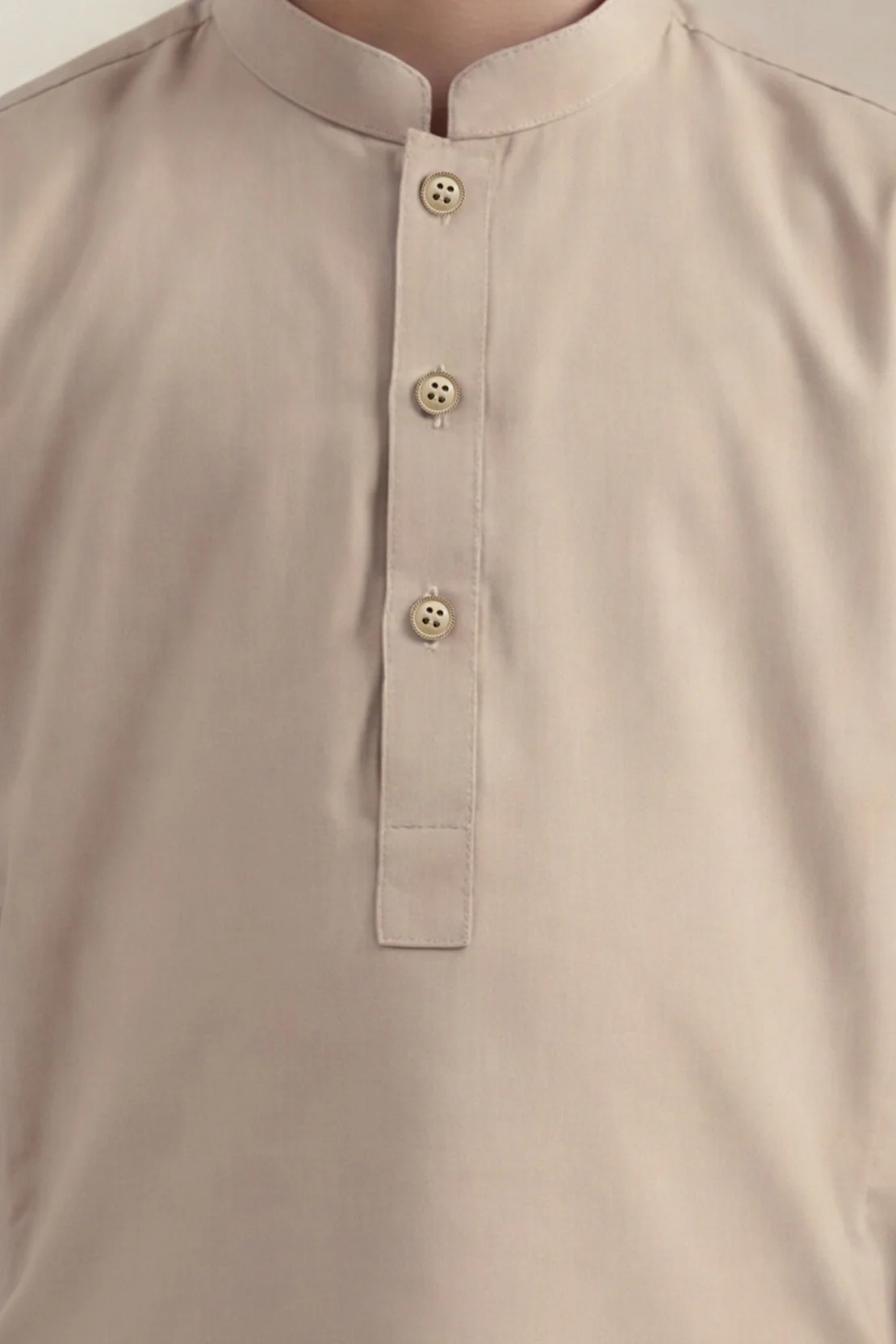 Solid Wash N Wear Stitched 2 Piece (Shirt/Trouser)  For Boys - Image 4