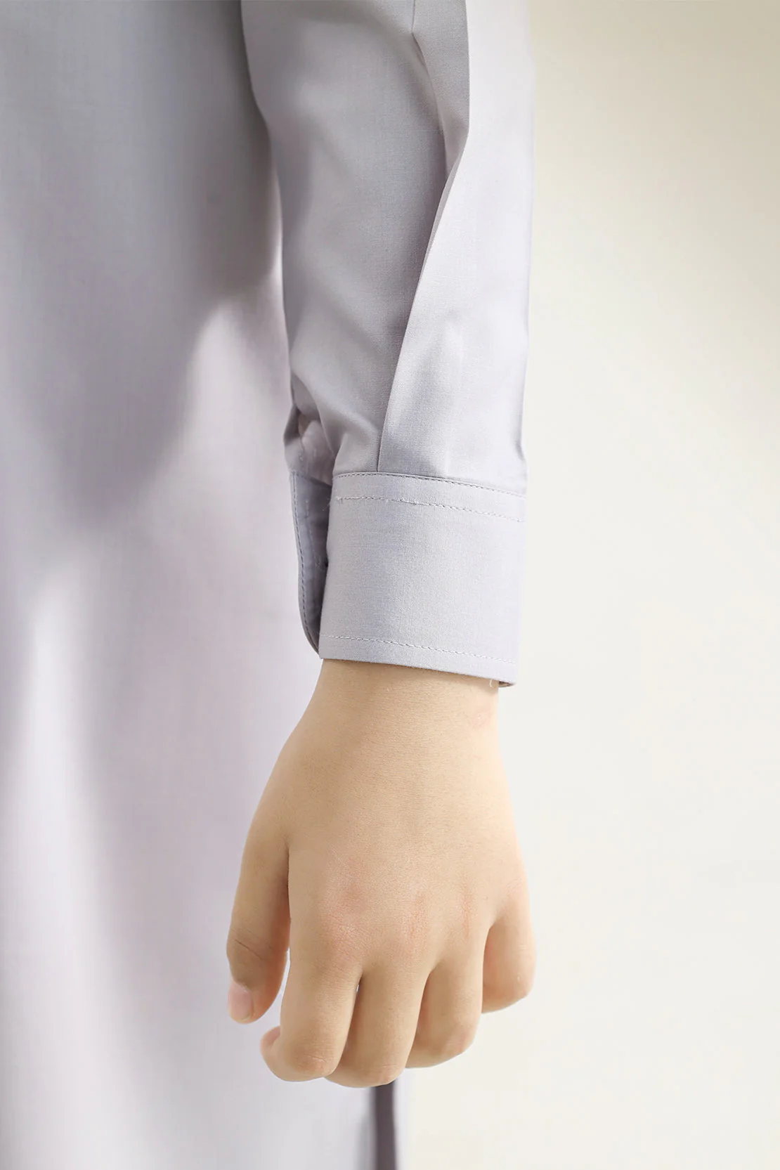 Solid Wash N Wear Stitched 2 Piece (Shirt/Trouser) For Boys - Image 4