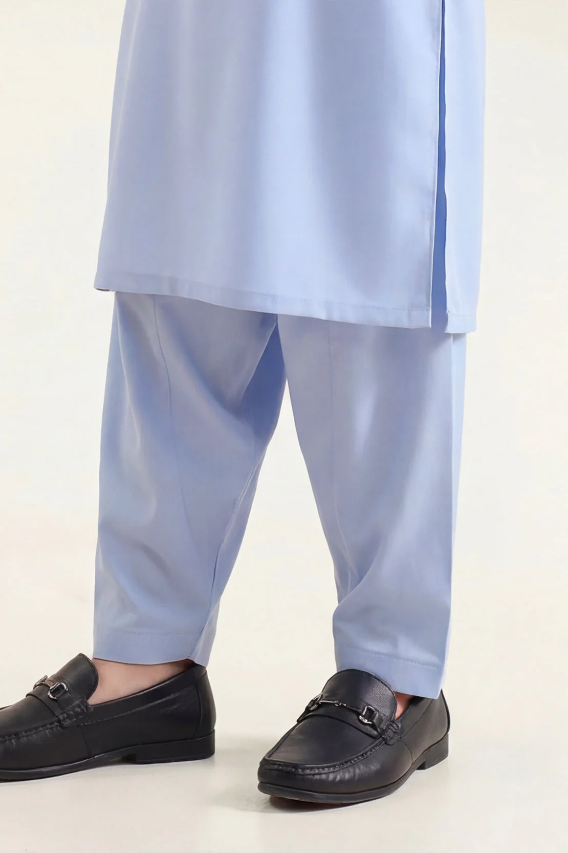 Solid Wash N Wear Stitched 2 Piece (Shirt/Trouser)  For Boys - Image 3