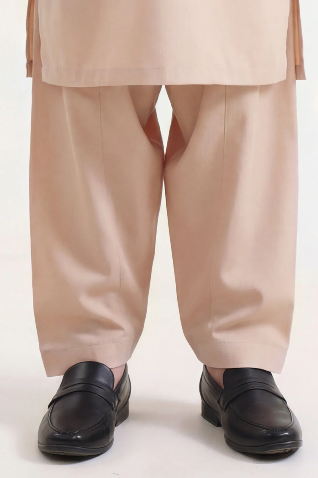 Solid Wash N Wear Stitched 2 Piece (Shirt/Trouser) For Boys - Image 4