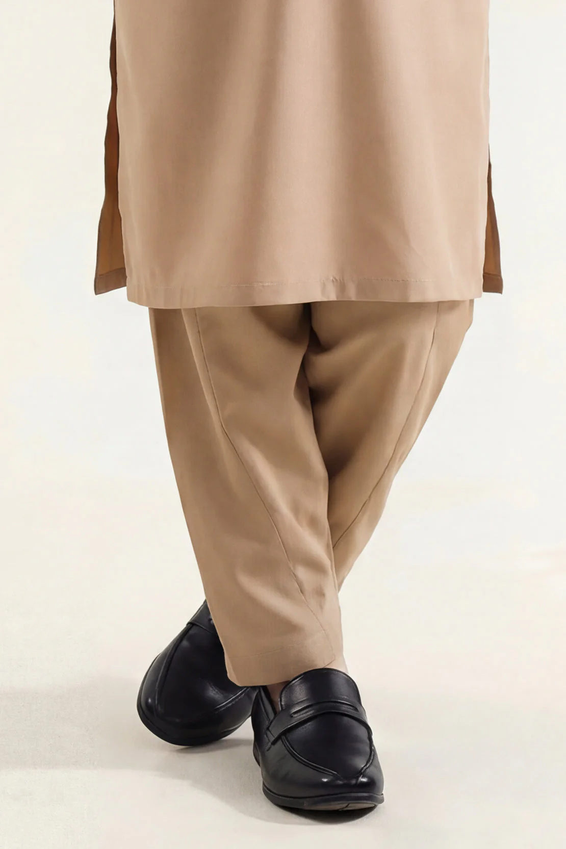 Solid Wash N Wear Stitched 2 Piece (Shirt/Trouser)  For Boys - Image 4