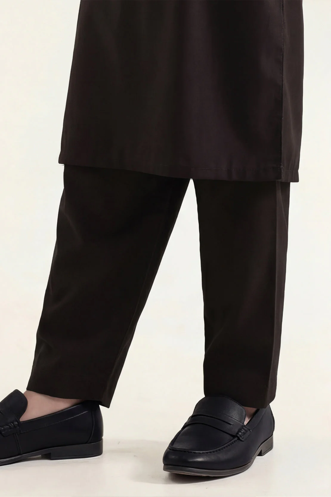 Solid Wash N Wear Stitched 2 Piece (Shirt/Trouser)  For Boys - Image 4