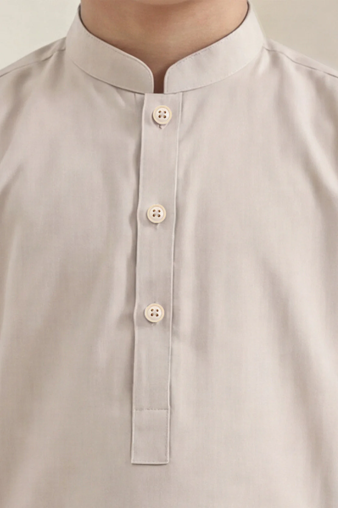 Solid Wash N Wear Stitched 2 Piece (Shirt/Trouser)  For Boys - Image 3
