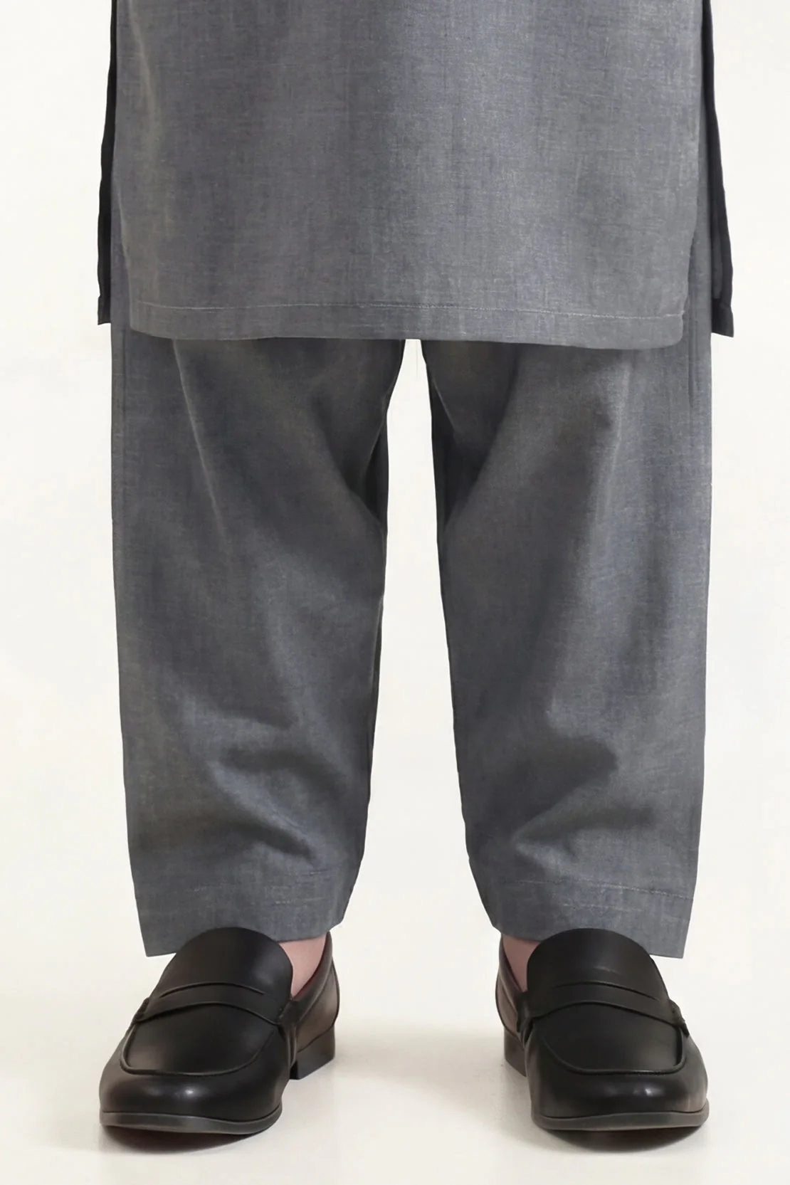 Solid Wash N Wear Stitched 2 Piece (Shirt/Trouser) For Boys - Image 4