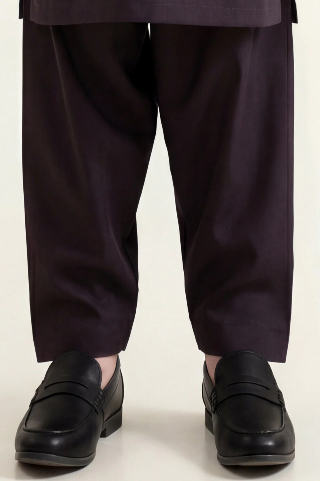 Solid Wash N Wear Stitched 2 Piece (Shirt/Trouser) For Boys - Image 4