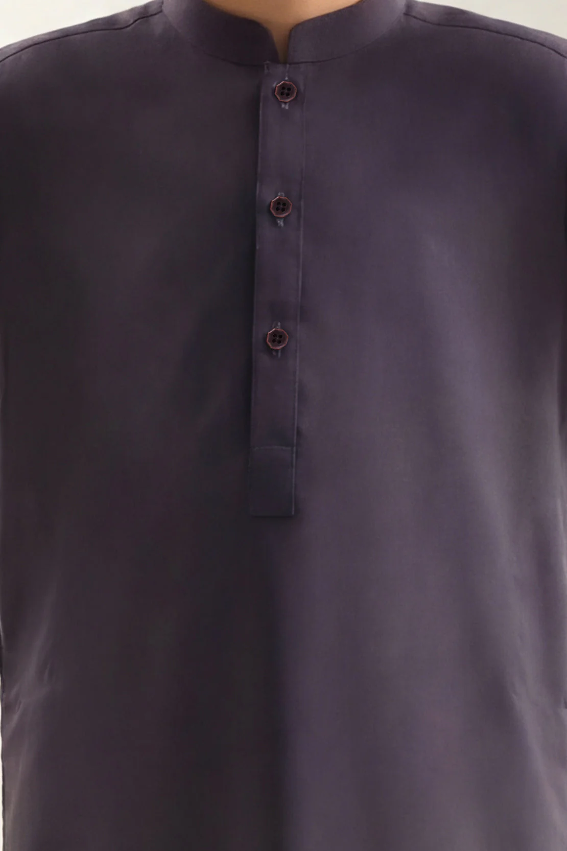 Solid Wash N Wear Stitched 2 Piece (Shirt/Trouser) For Boys - Image 4