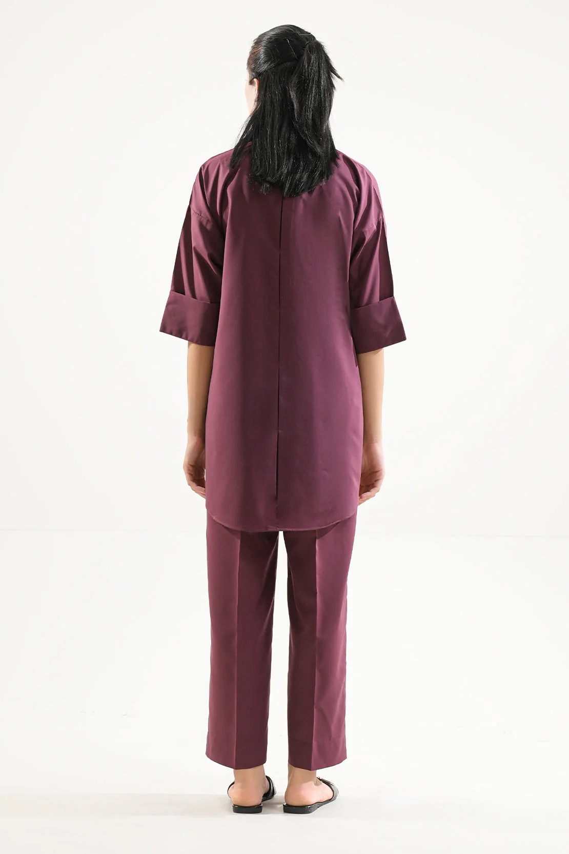 Solid Wash N Wear Stitched 2 Piece (Shirt/Trouser) - Image 2