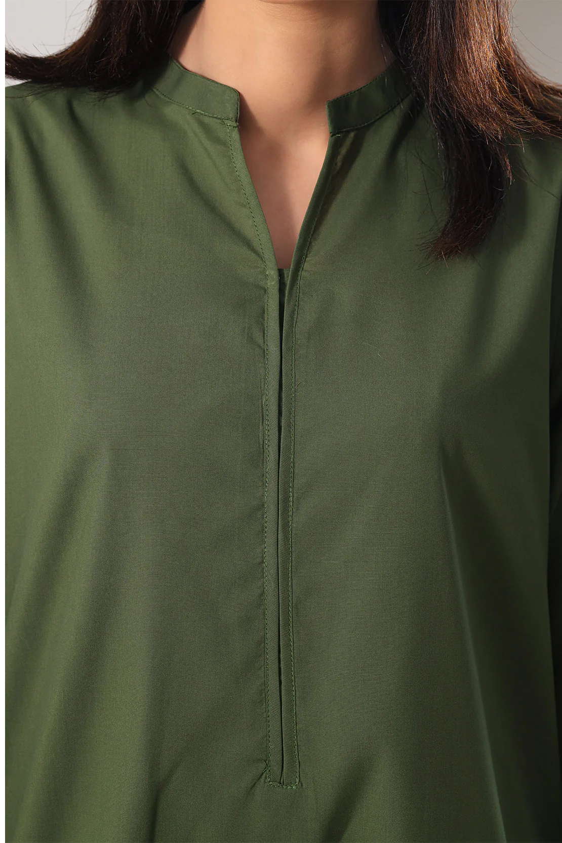 Solid Wash n Wear Stitched 2 Piece (Shirt/Trouser) - Image 4
