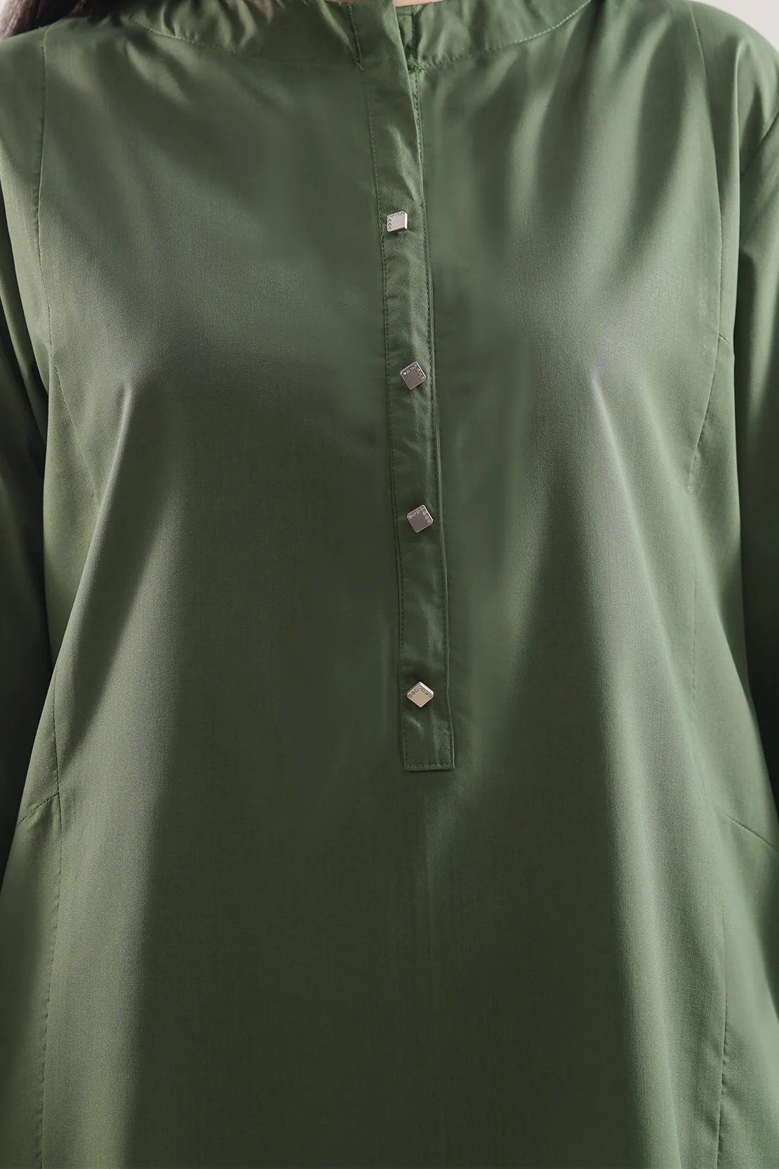 Solid Wash n Wear Stitched 2 Piece (Shirt/Trouser) - Image 4