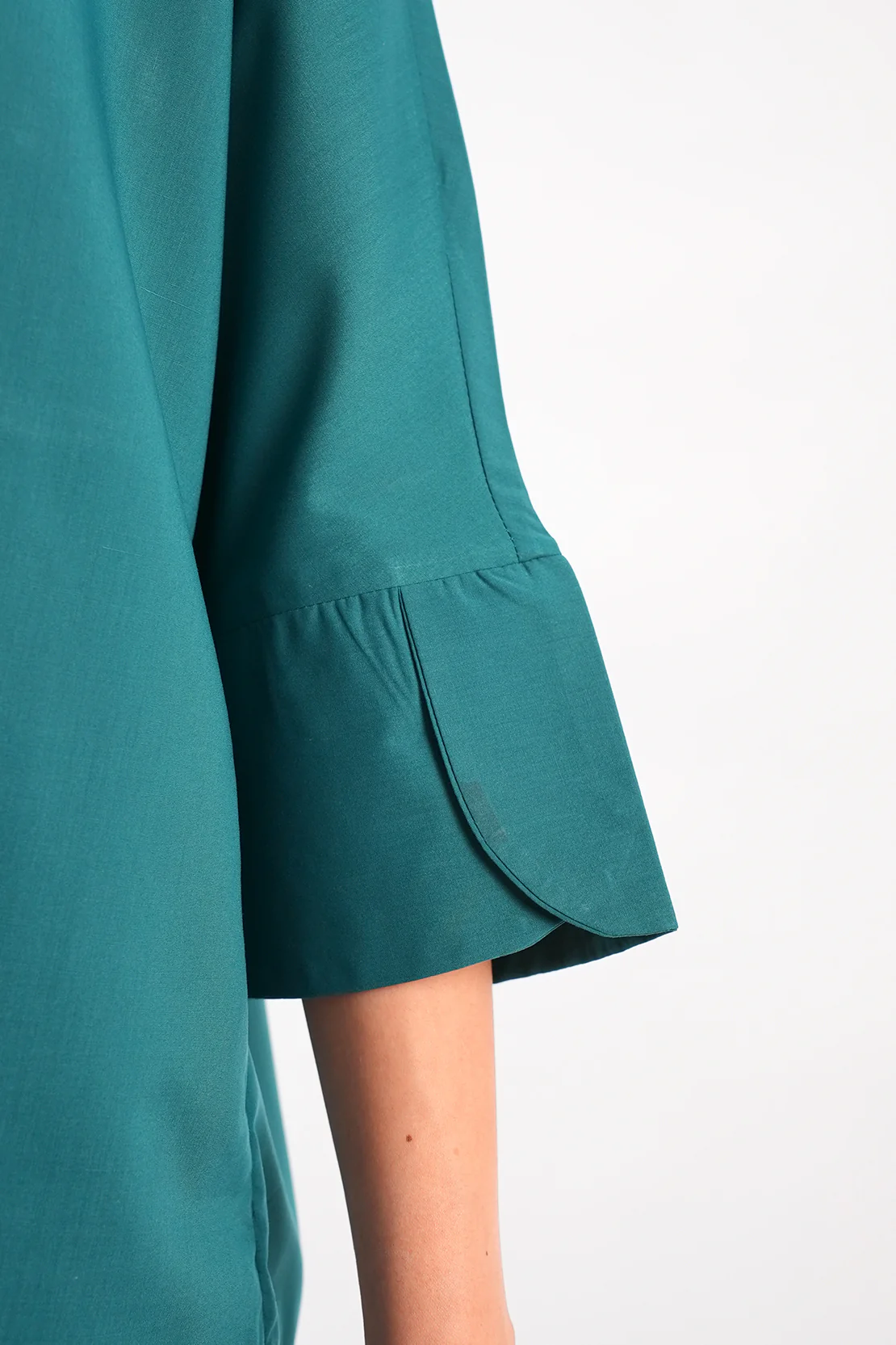 Solid Wash N Wear Stitched Shirt - Image 5