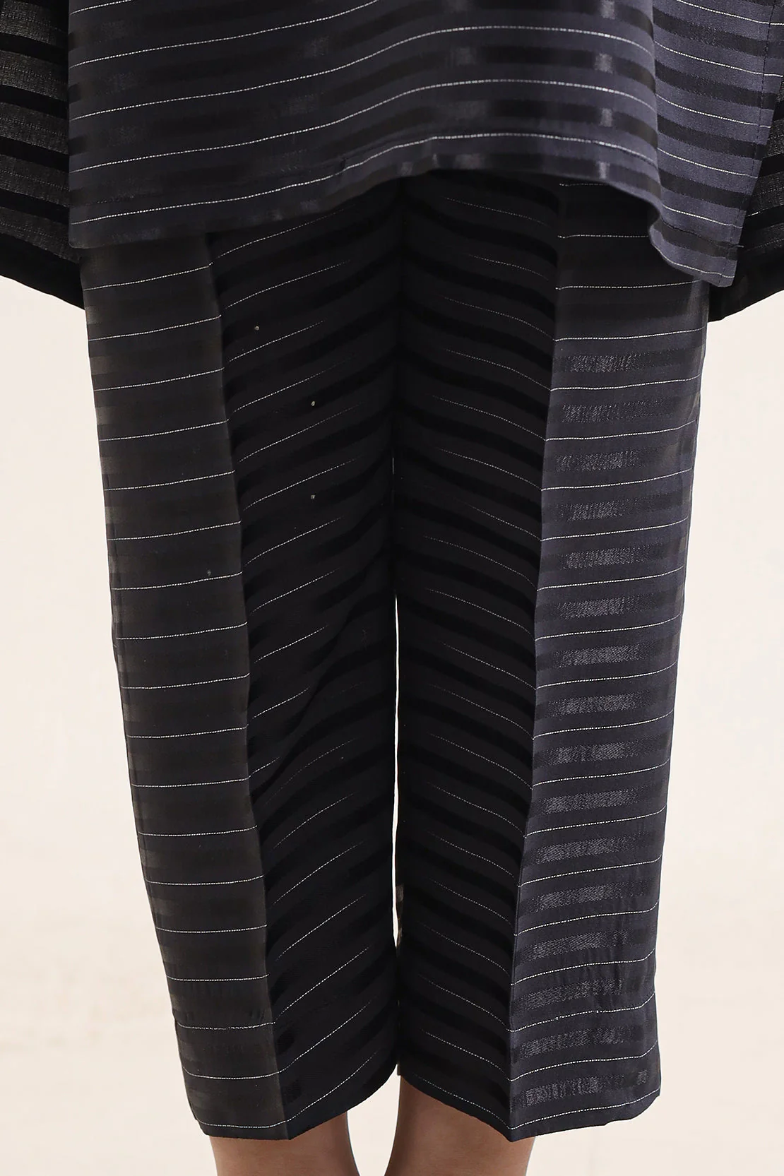 Solid Zari Silk Touch Stitched 2 Piece (Shirt/Trouser) For Kids - Image 7