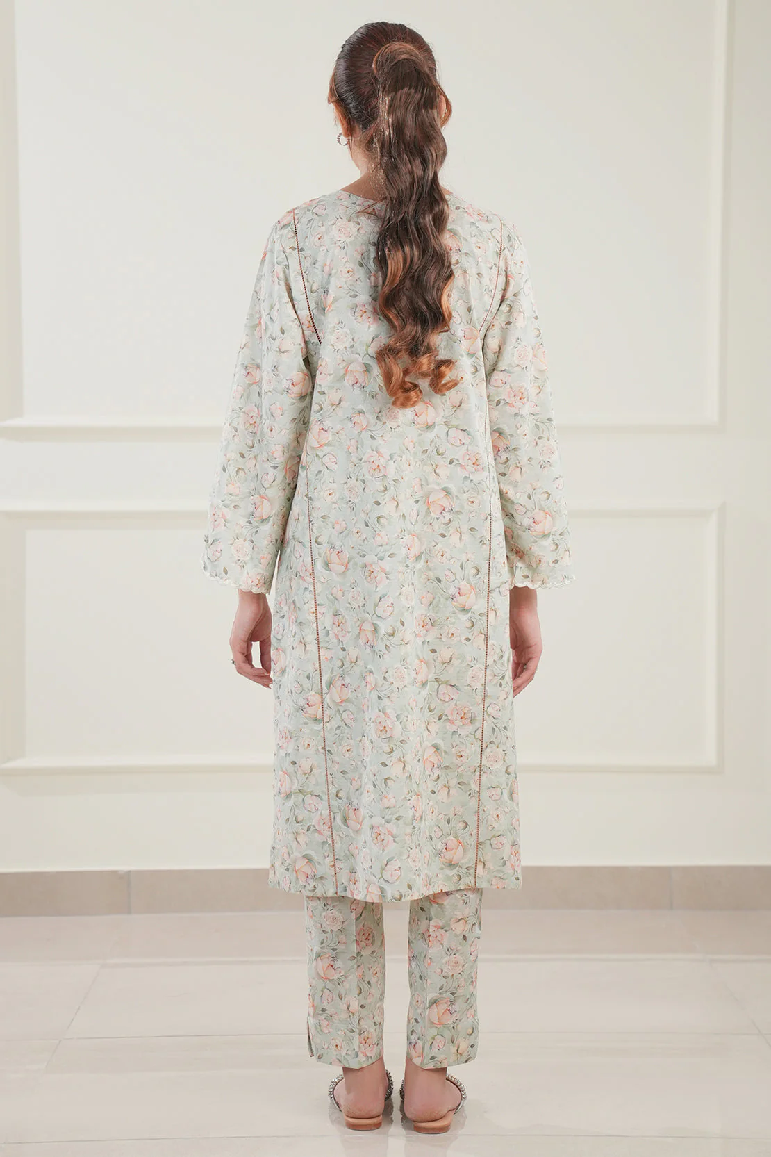 Printed Embroidered Lawn Stitched 2 Piece (Shirt/Trouser) - Image 2