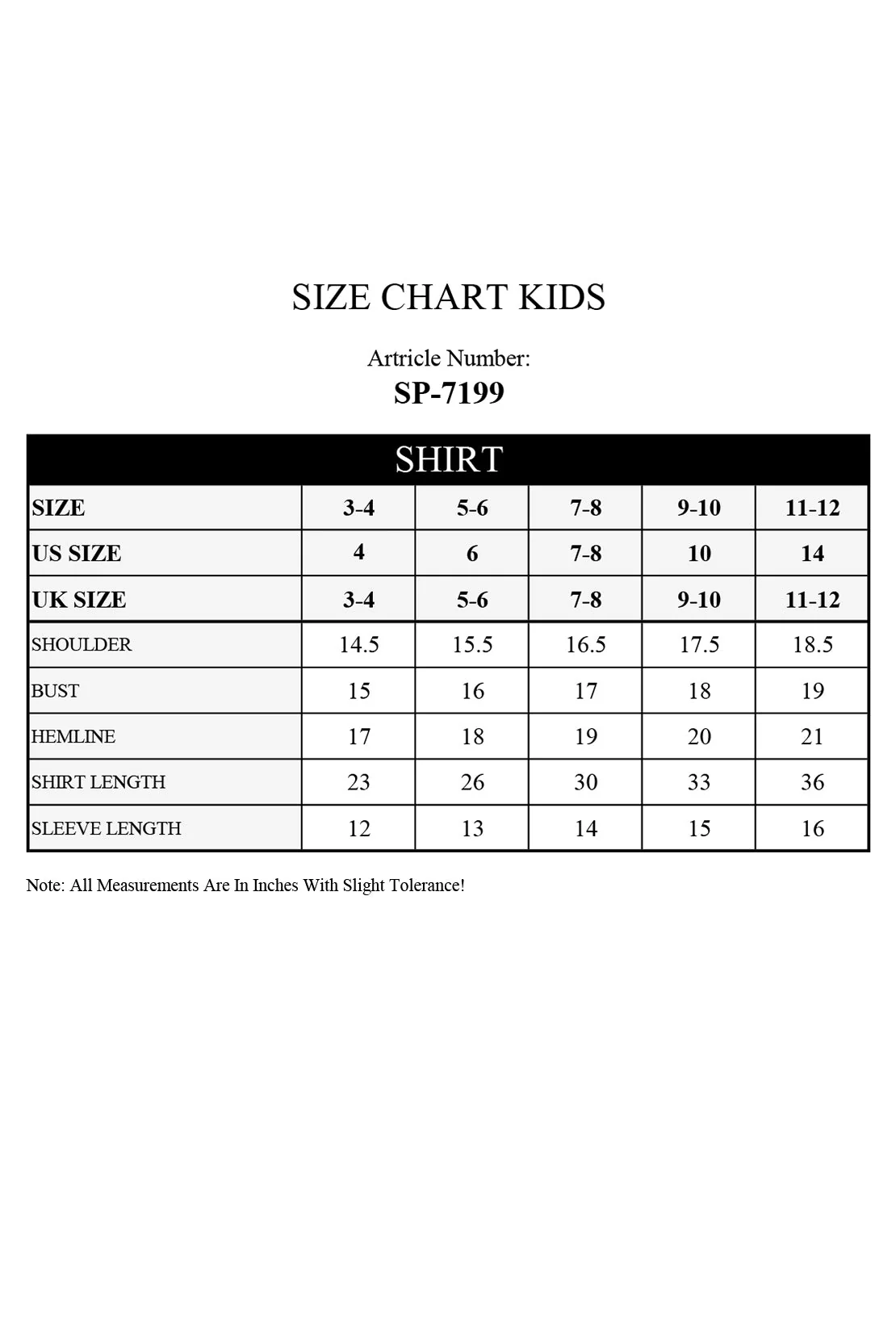 Stitched Cambric Shirt For Kids - Image 4