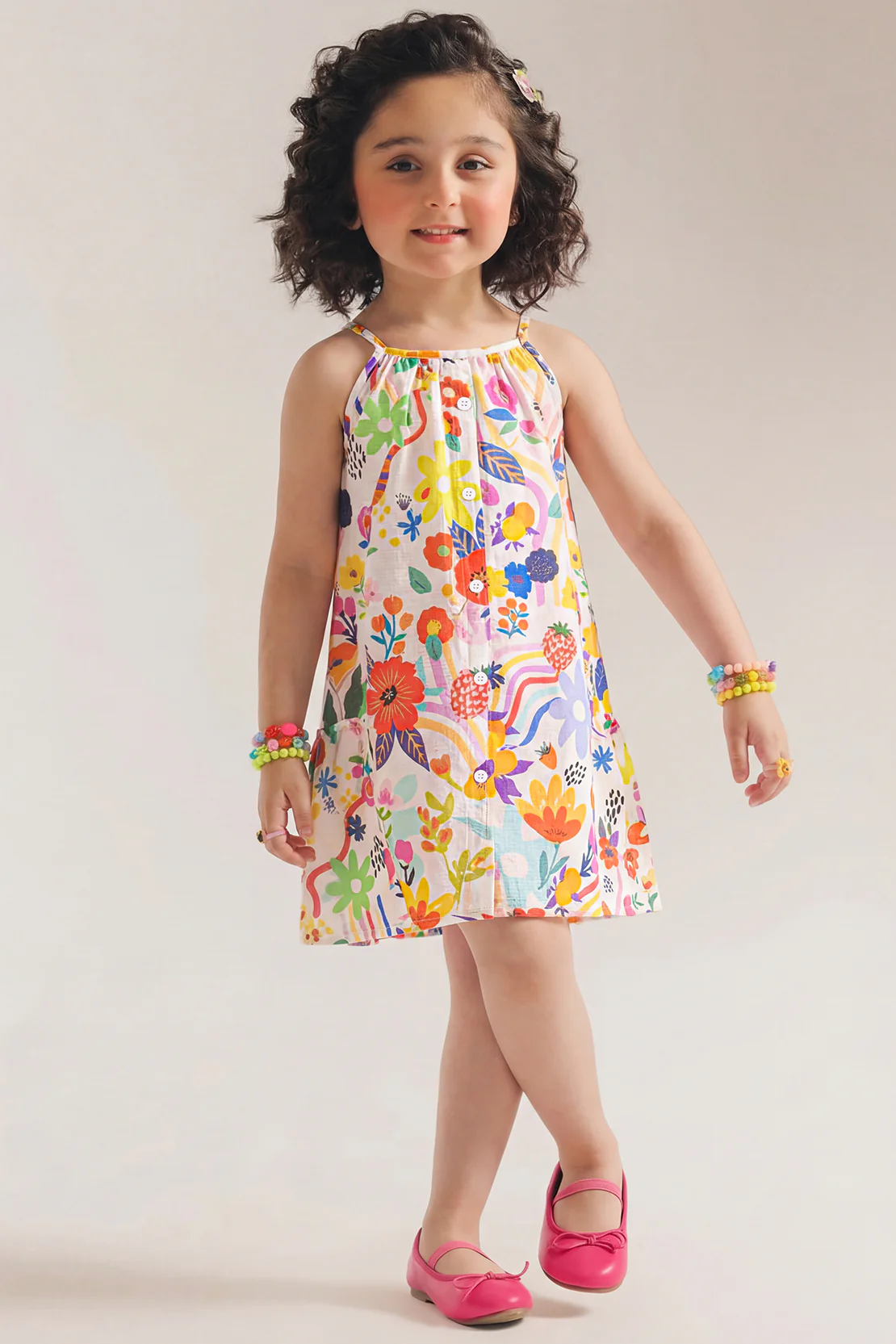 Stitched Cotton Dobby Shirt For Kids