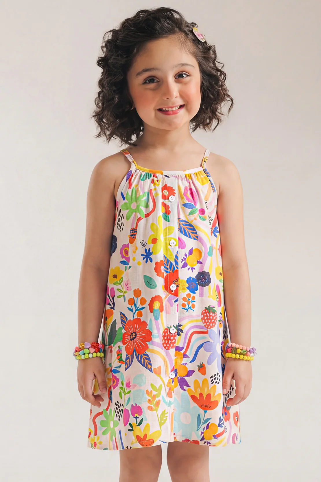 Stitched Cotton Dobby Shirt For Kids - Image 2