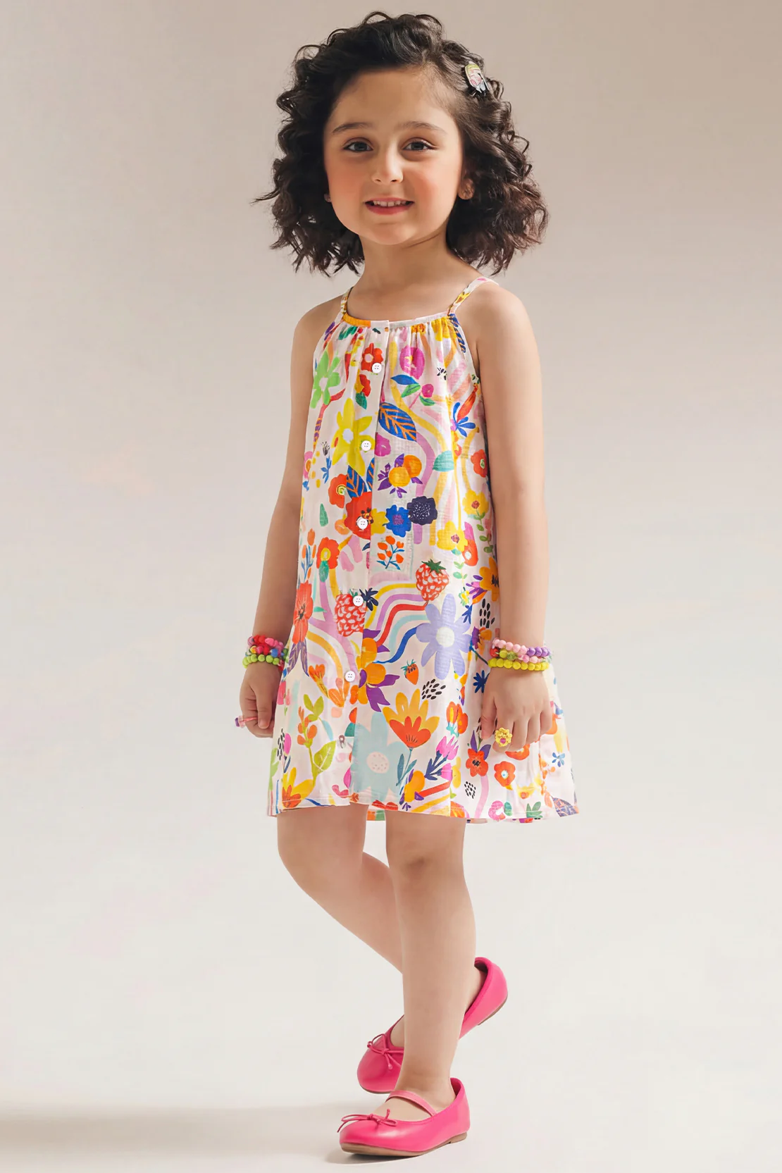 Stitched Cotton Dobby Shirt For Kids - Image 3