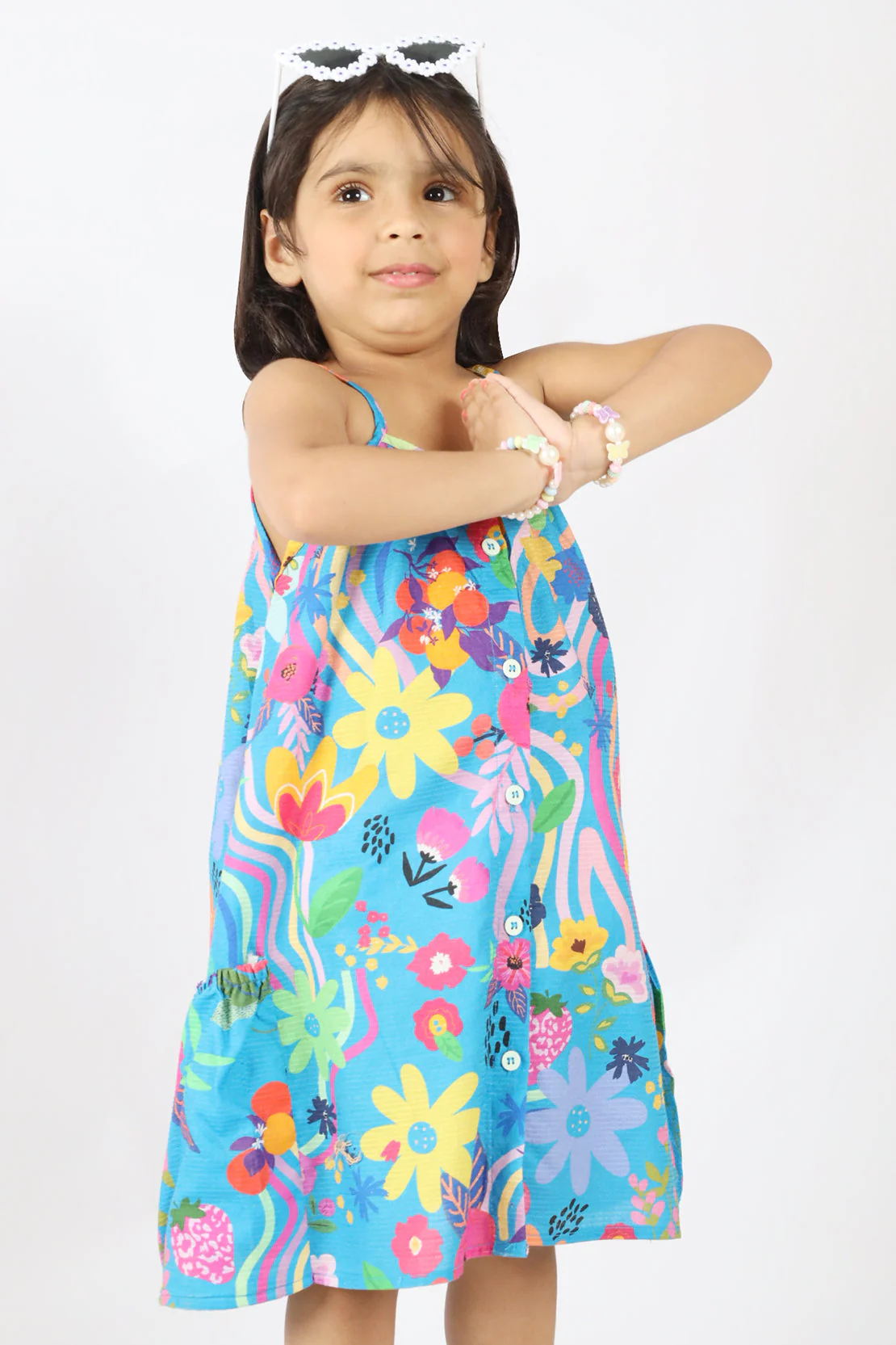 Stitched Cotton Dobby Shirt For Kids - Image 2